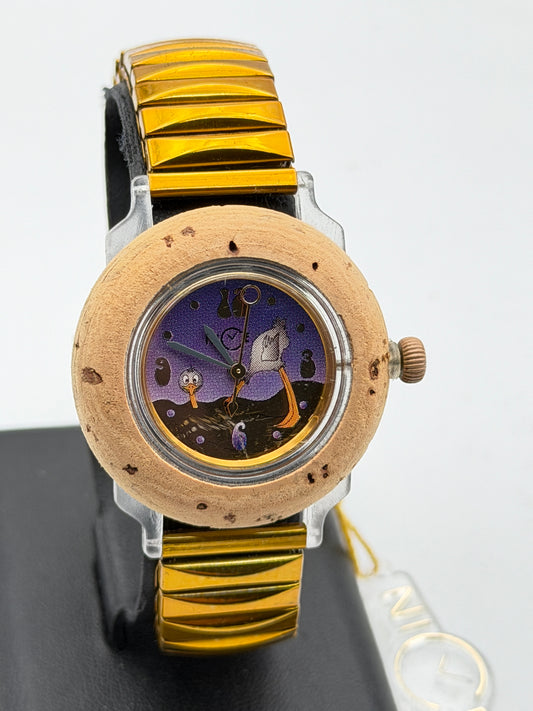 nice watch new nos sughero 33mm