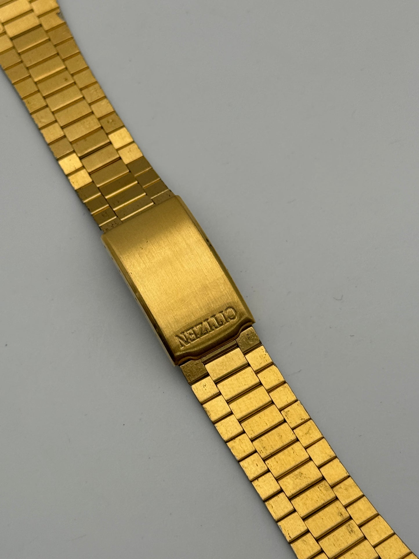 Citizen 59-07449 bracelet bracciale acciaio dorato golden steel 18mm