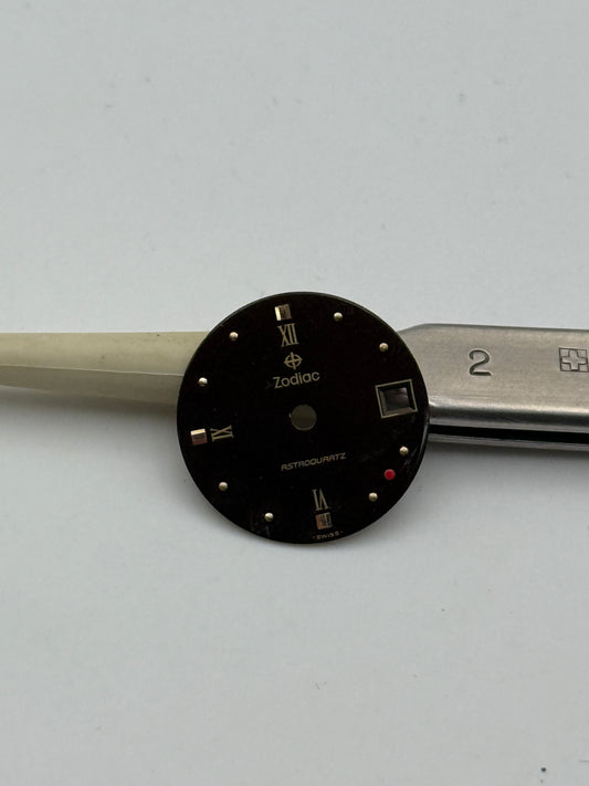 zodiac astroquartz 18.3mm dial quadrante