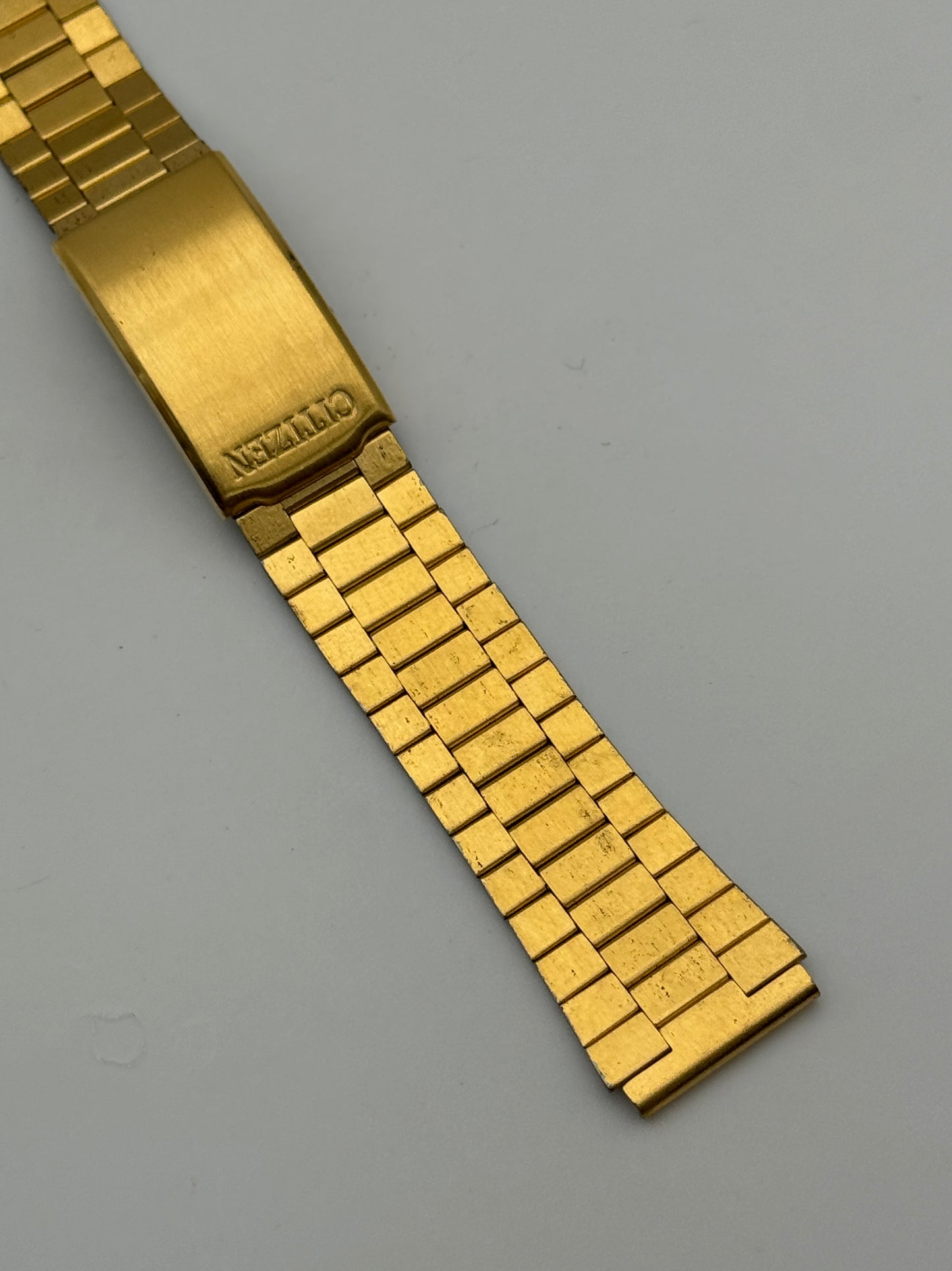 Citizen 59-07449 bracelet bracciale acciaio dorato golden steel 18mm
