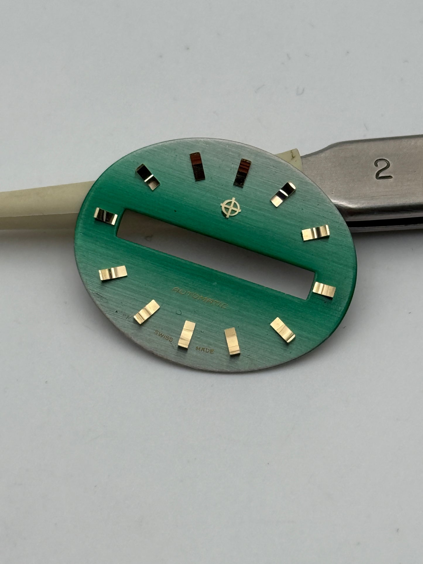zodiac automatic green 27mm dial quadrante