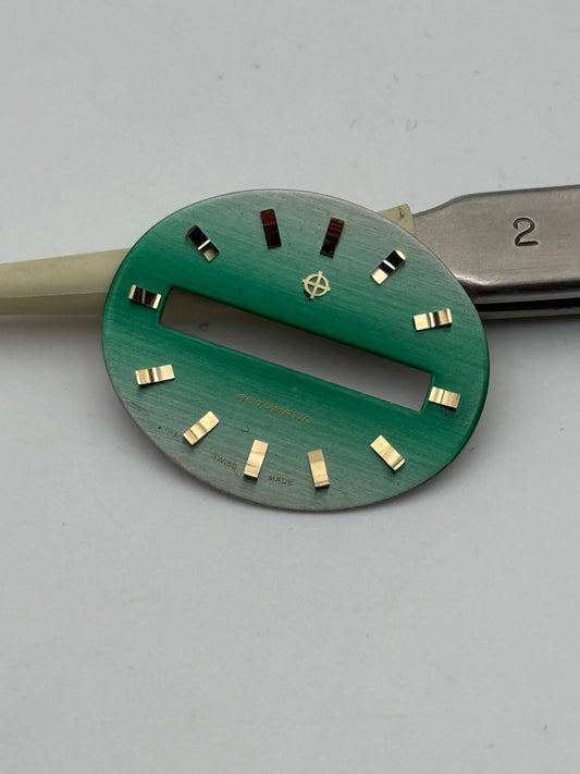 zodiac automatic green 27mm dial quadrante