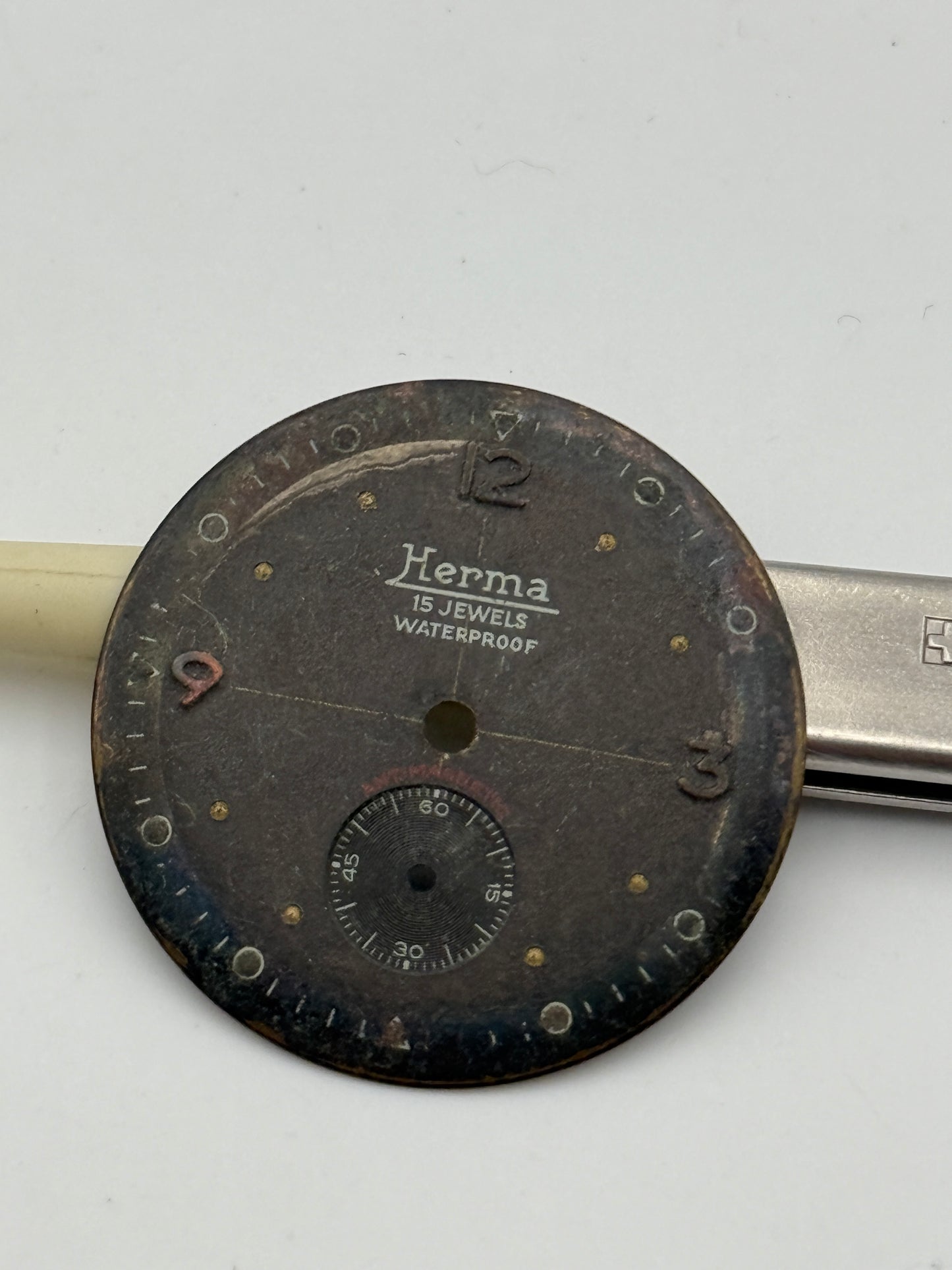 herma military 27,7mm dial quadrante
