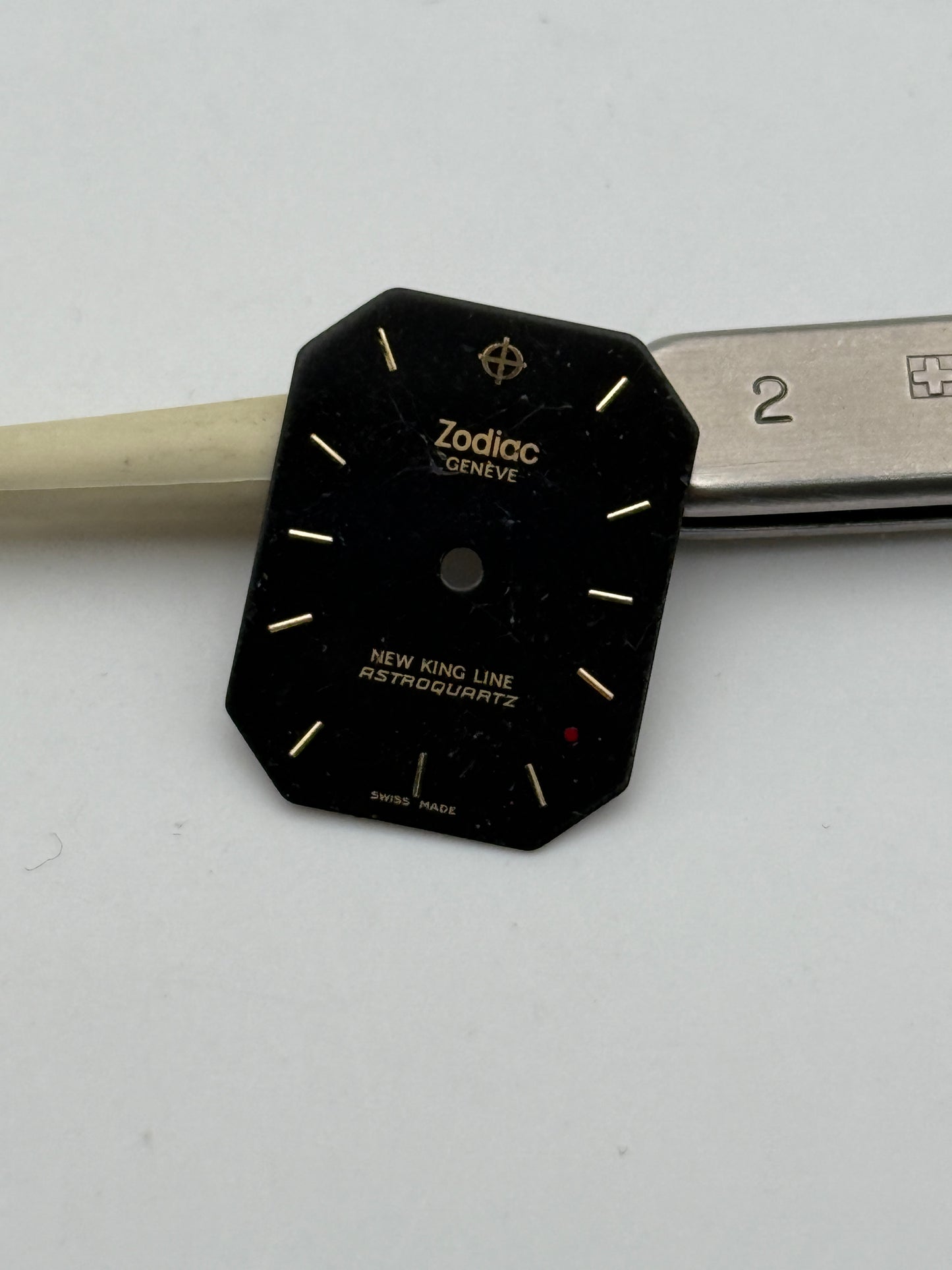 zodiac new king line astroquartz 17.3mm dial quadrante