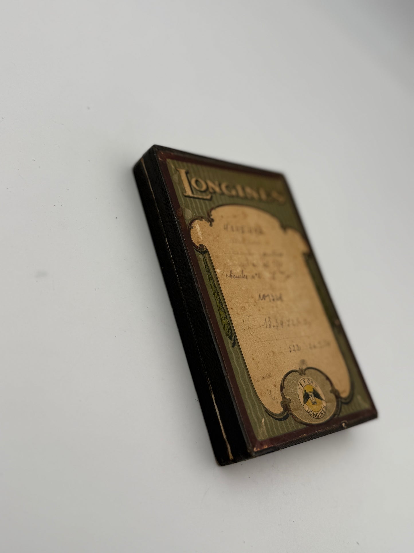 Longines 14x9cm watch parts box scatola