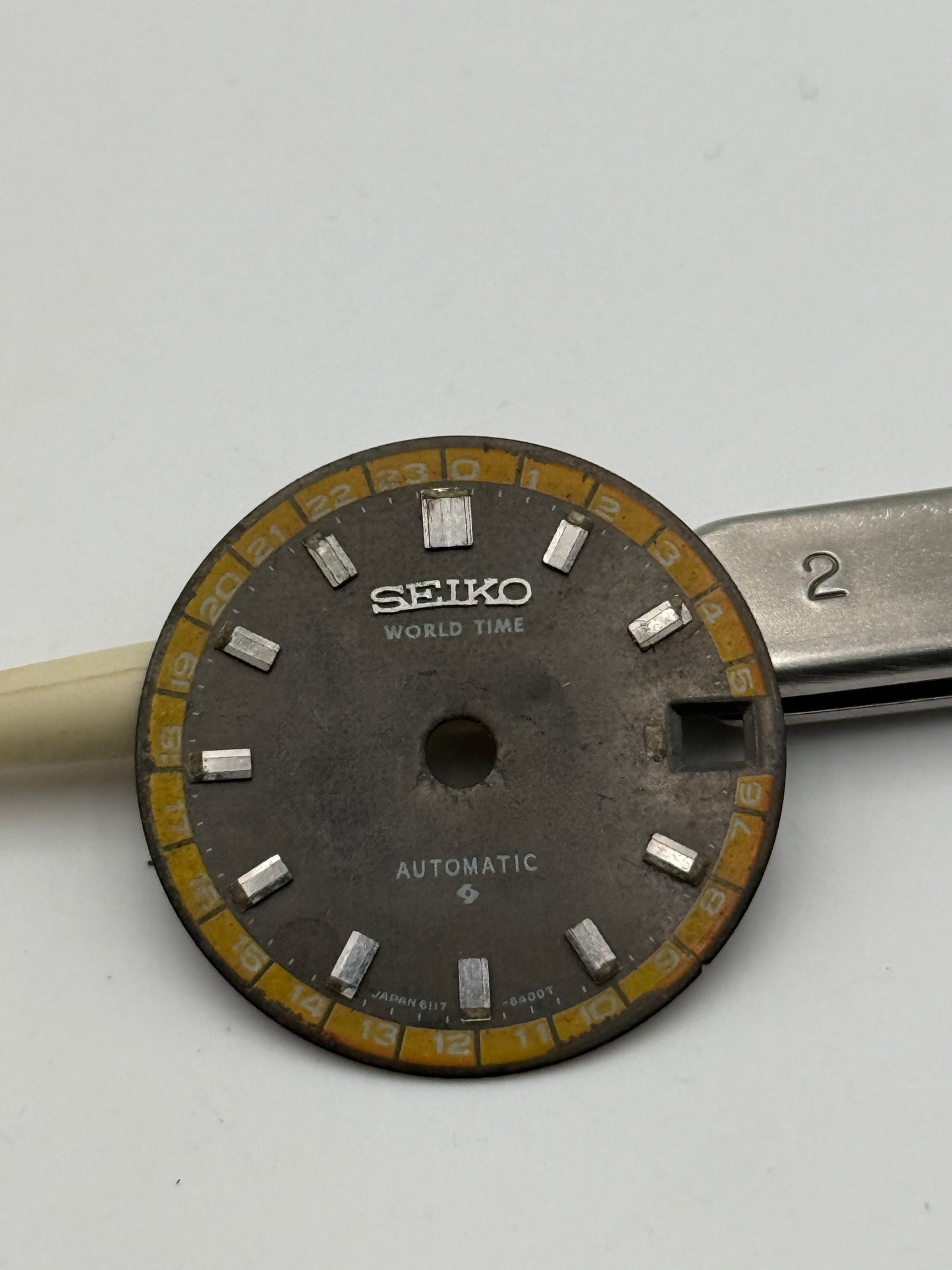 Seiko world time 26,5mm dial quadrante