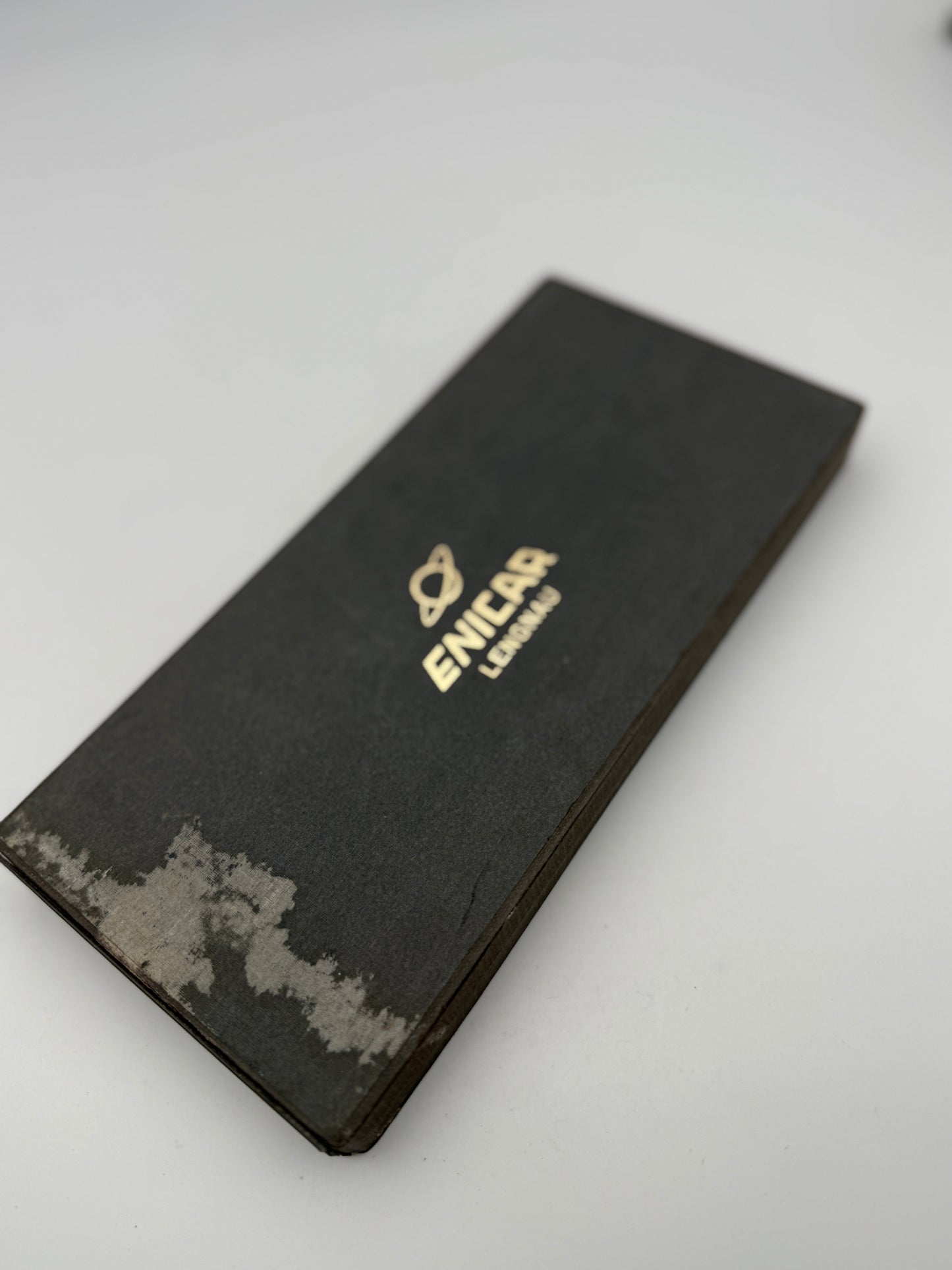 enicar lengnau 23x11cm watch parts box scatola