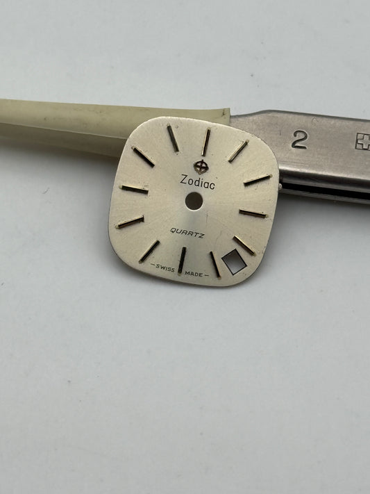 zodiac quartz 17.5mm dial quadrante