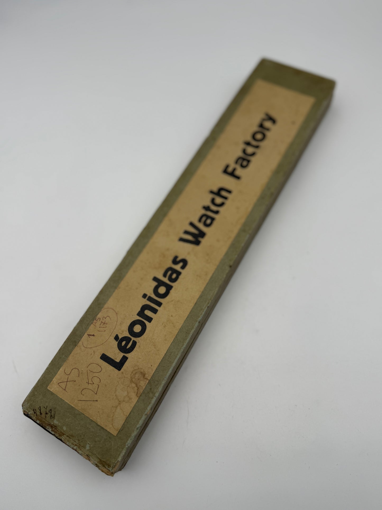 Leonidas 35x7cm watch parts box scatola vintage rare