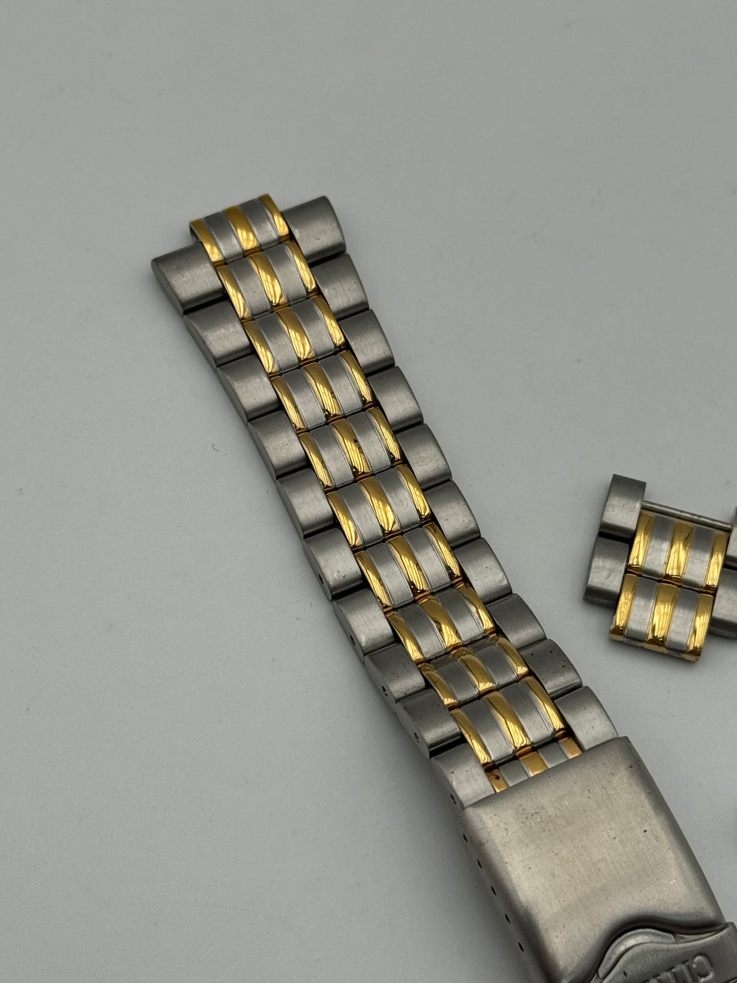 Citizen bracelet bracciale acciaio steel e oro gold one terminal 20mm