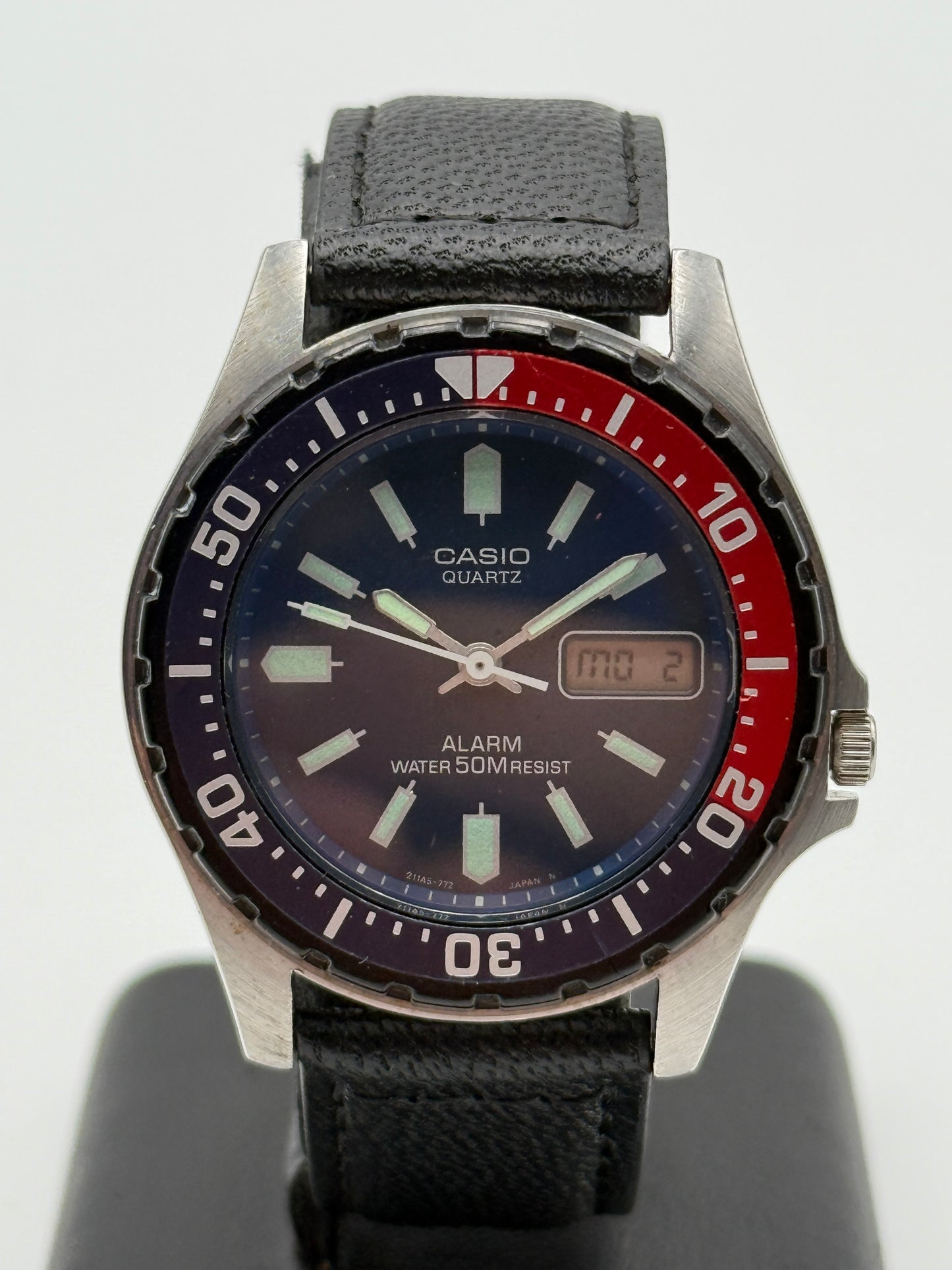 casio pepsi quartz alarm water resistant referenza 50-343