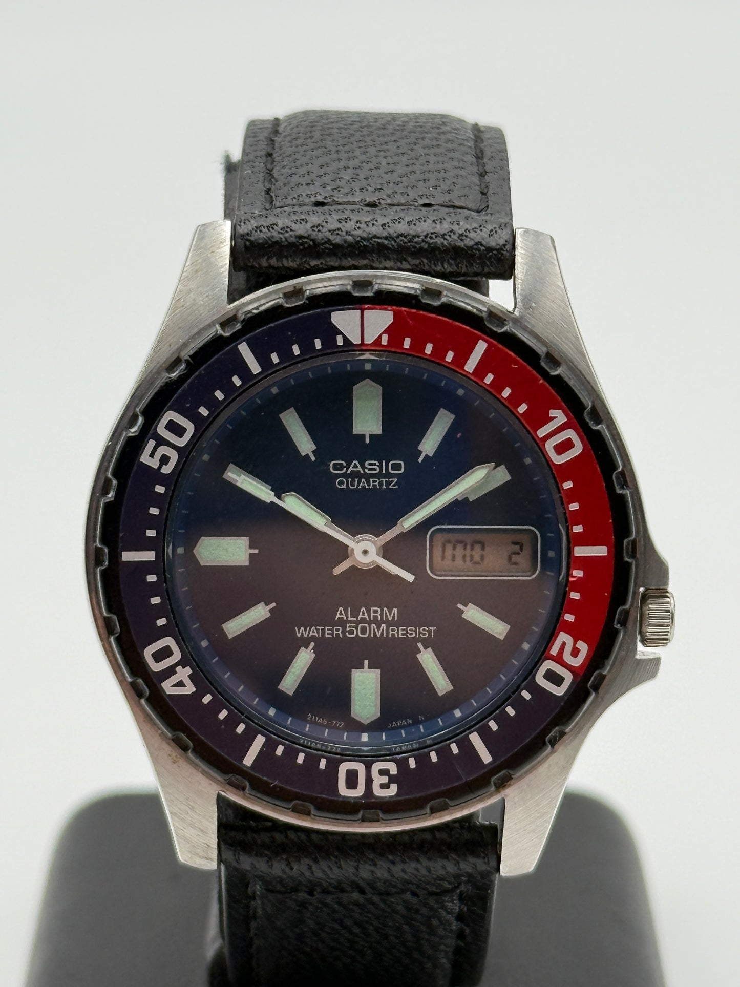 casio pepsi quartz alarm water resistant referenza 50-343