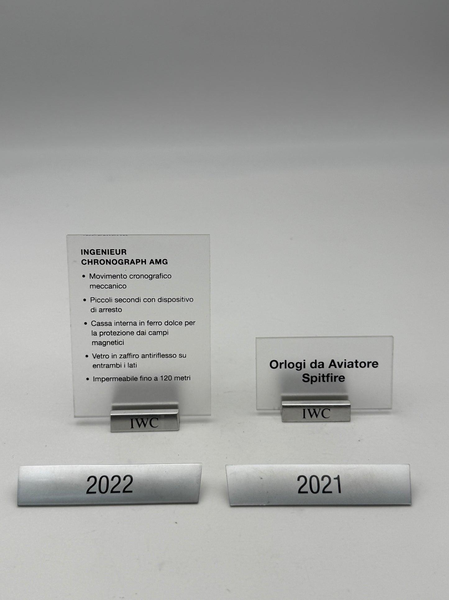 iwc display espsoitore exhibitor swiss made