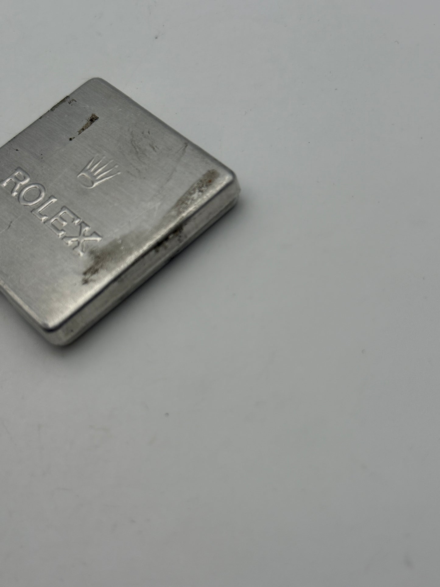 rolex dial box swiss made vintage aluminium