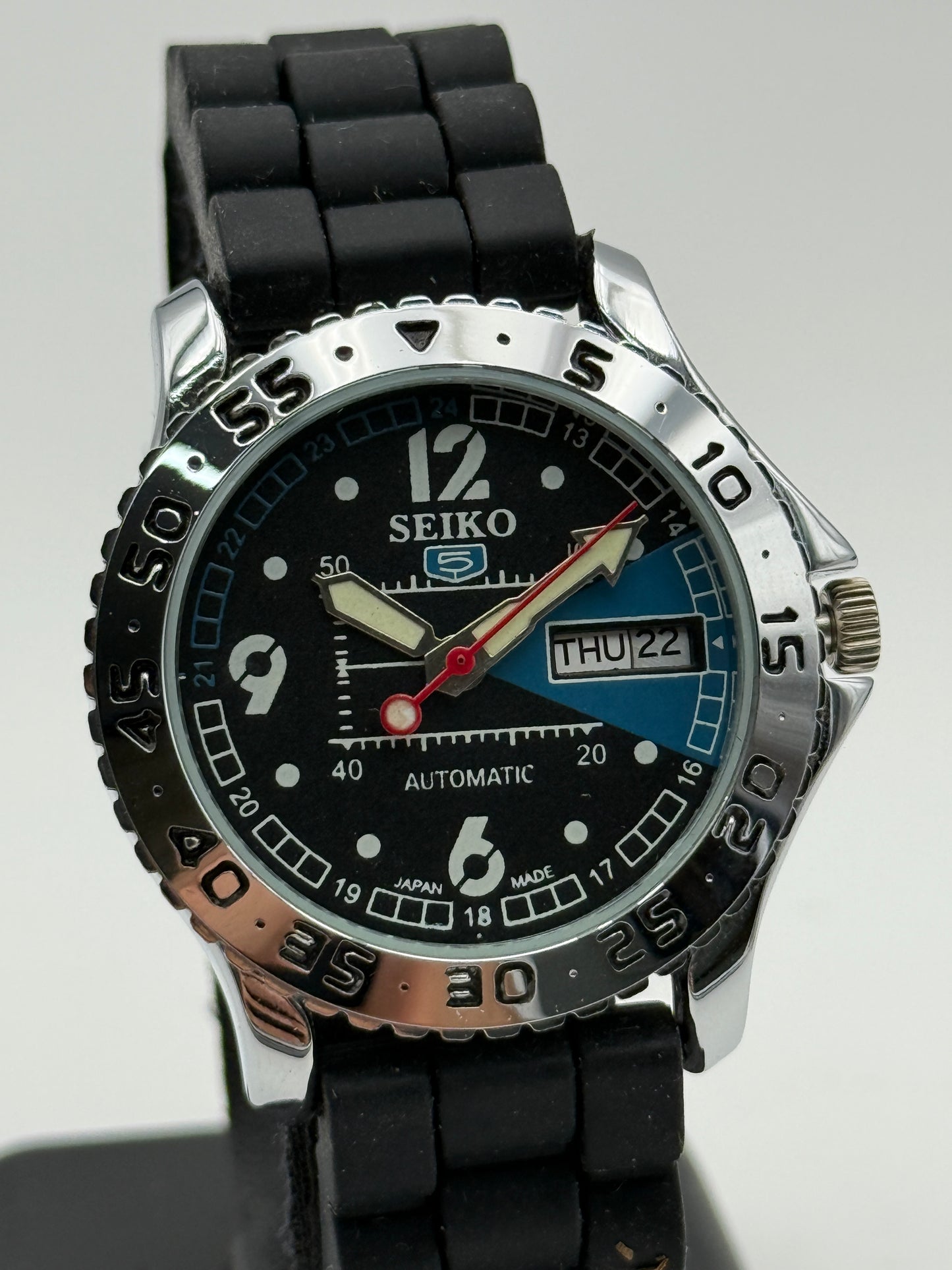 seiko 5 automatic 6309-5820 vintage 39.5mm