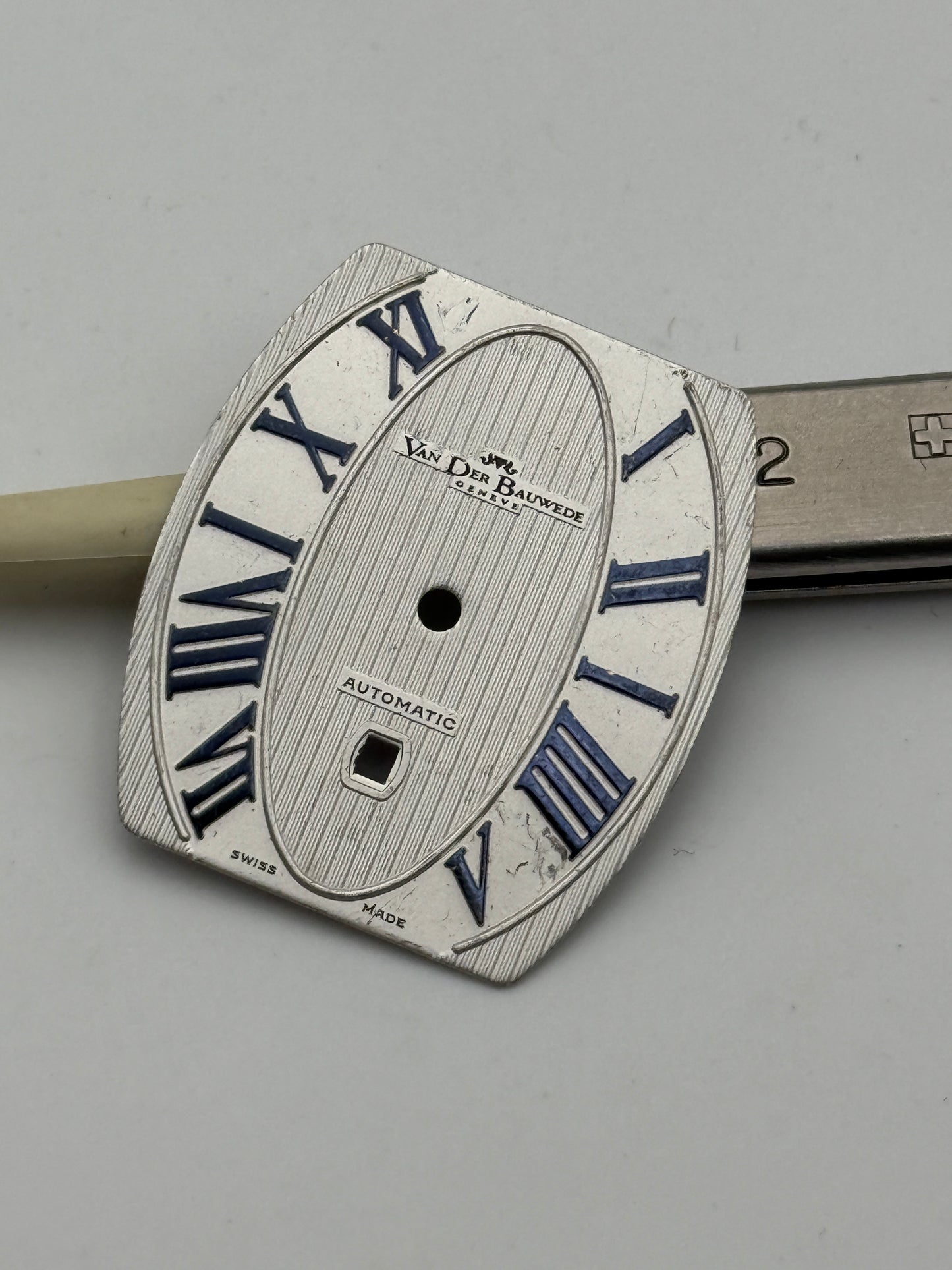 van der bauwede automatic 24x27mm dial quadrante