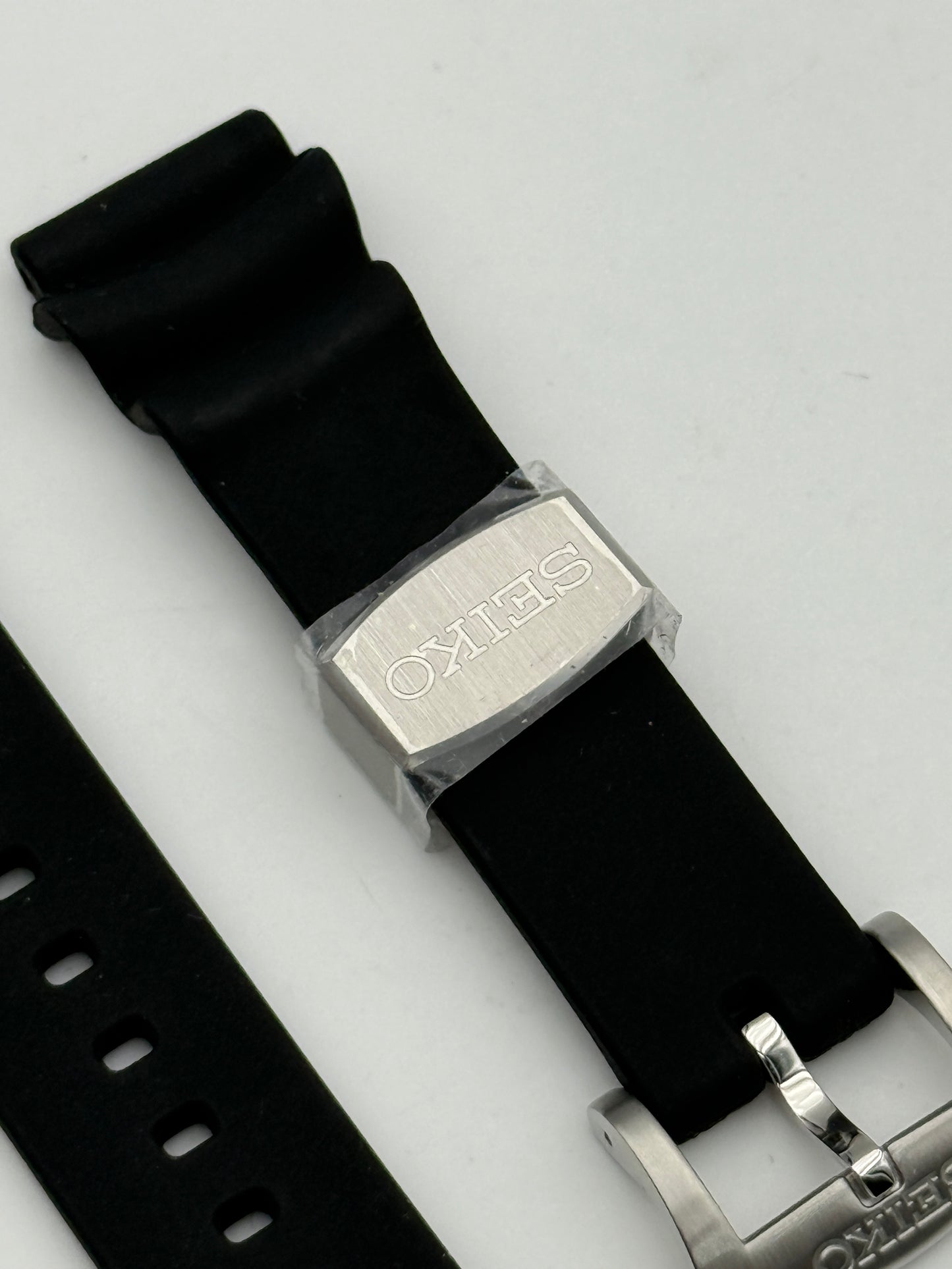 seiko gomma nero 20mm cinturino strap rubber
