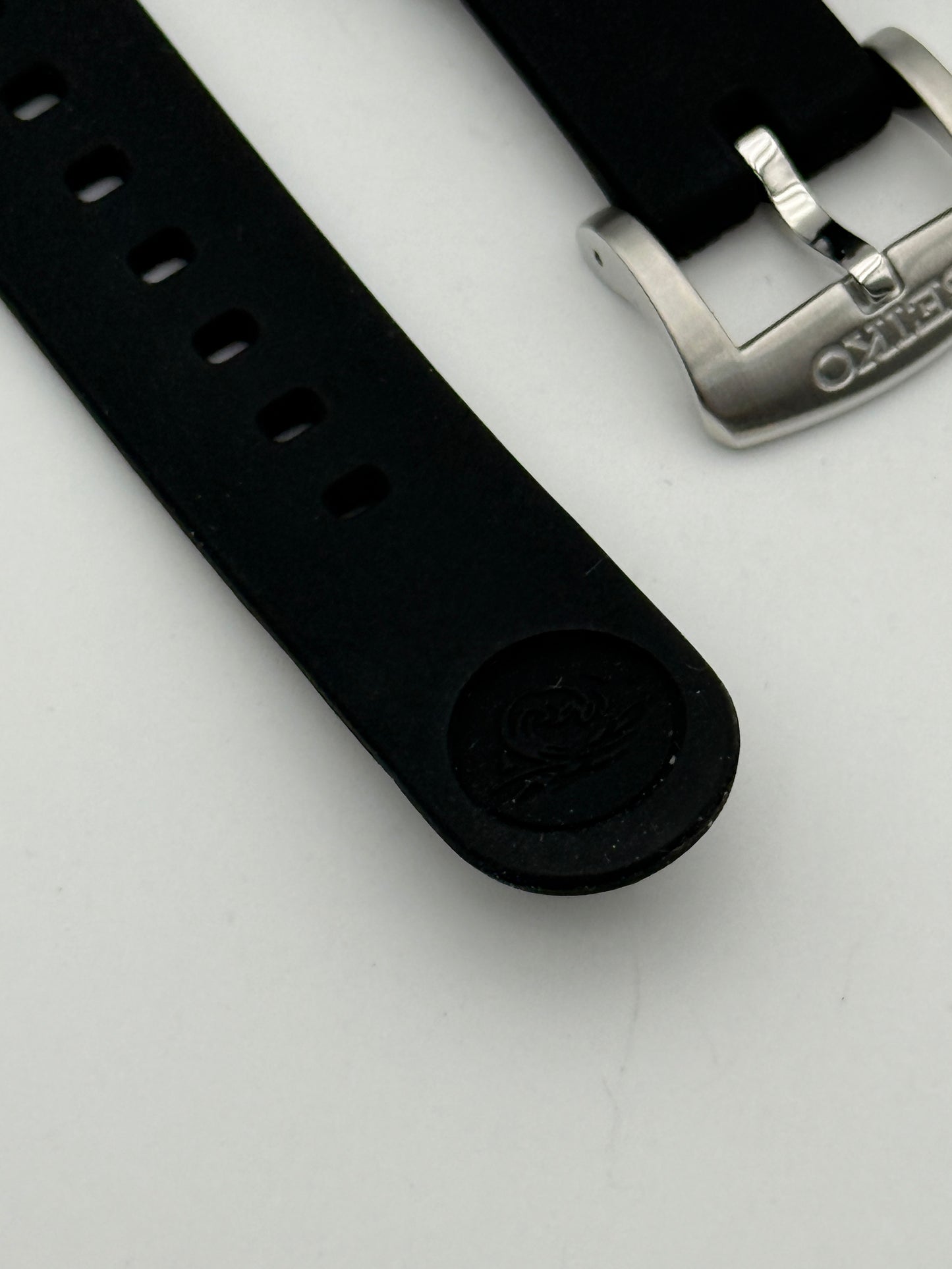 seiko gomma nero 20mm cinturino strap rubber