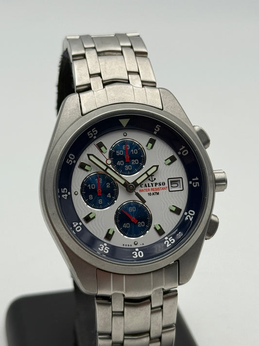 Calypso 10atm chrono 5050 marine sport collection 39mm quartz