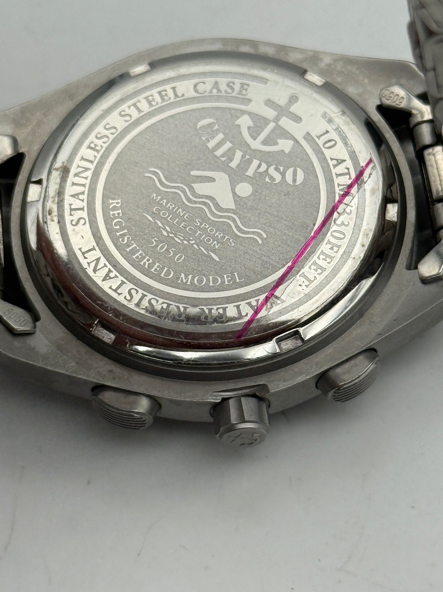 Calypso 10atm chrono 5050 marine sport collection 39mm quartz