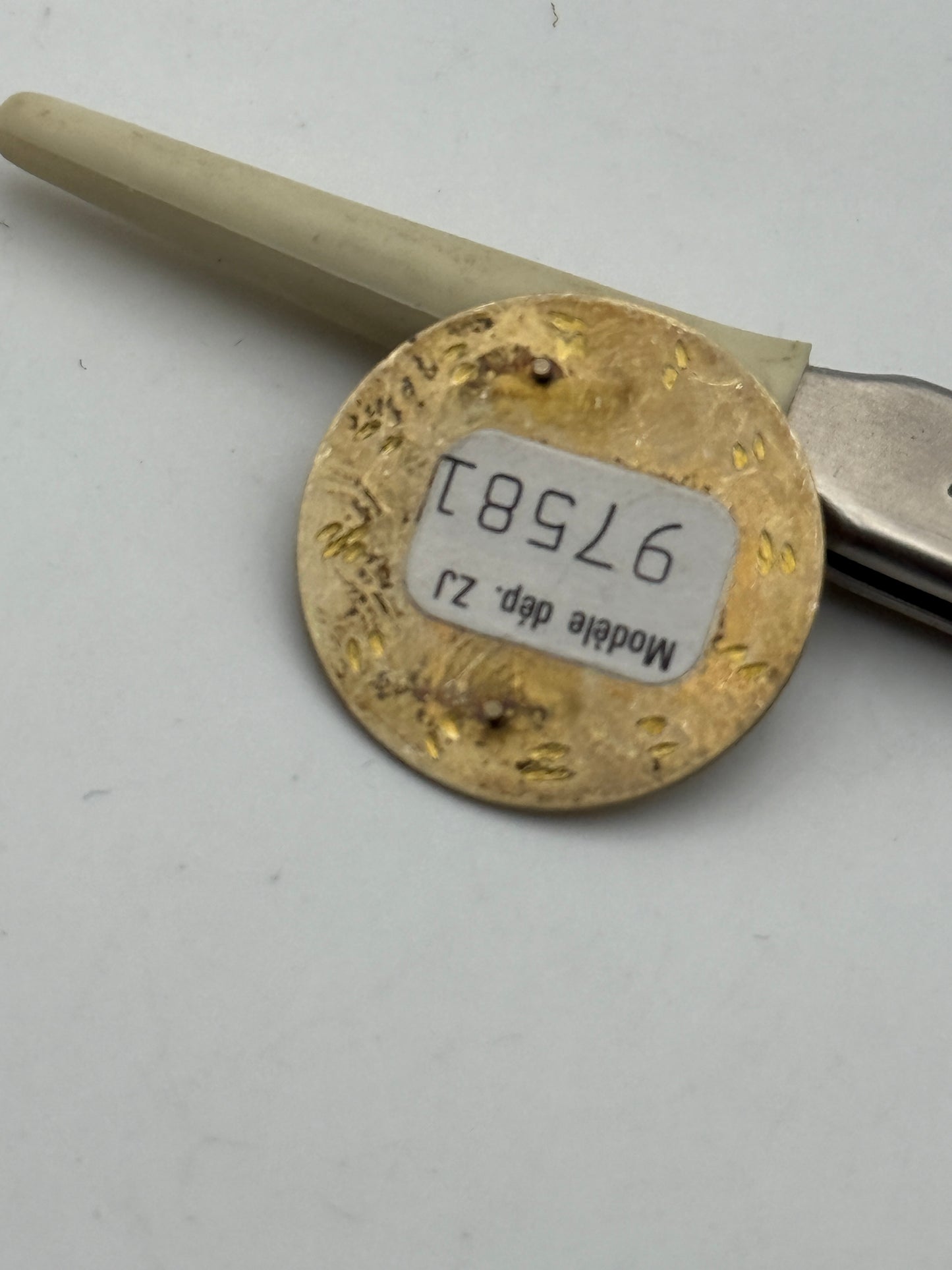 ernest borel quartz 20.5mm dial quadrante