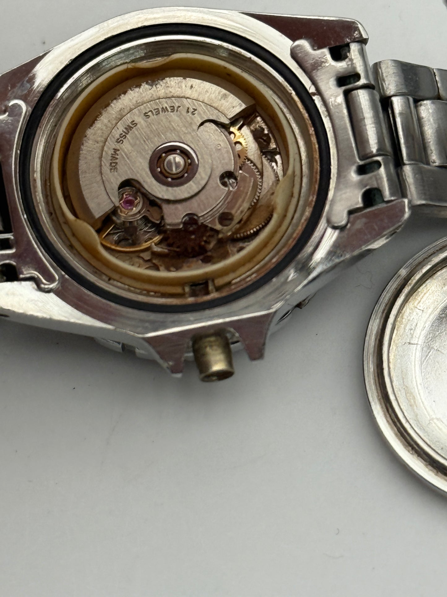 diver vintage sub 20 atm mrp case brevet swiss 31mm