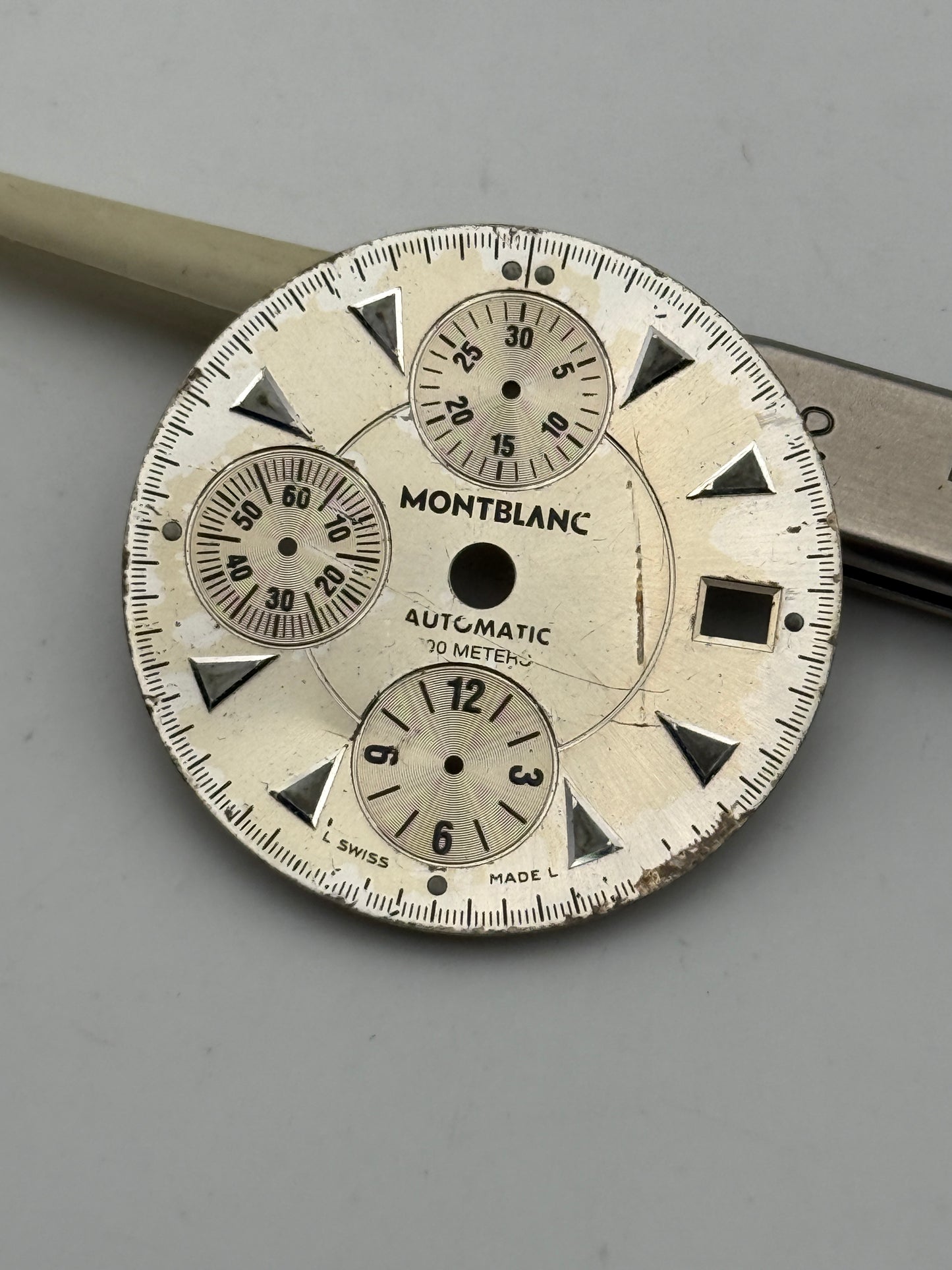 montblanc automatic 7750 30mm dial quadrante