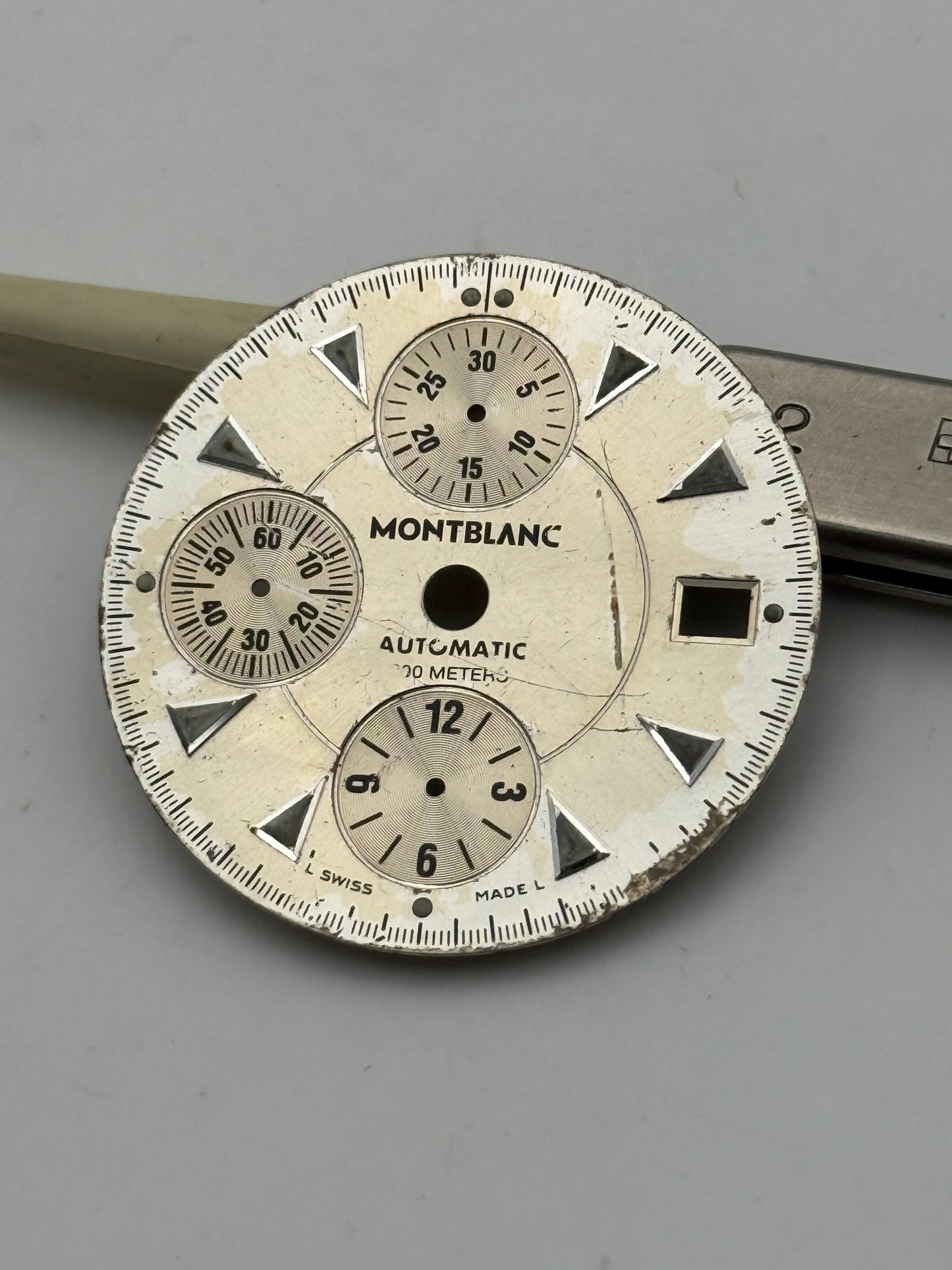 montblanc automatic 7750 30mm dial quadrante