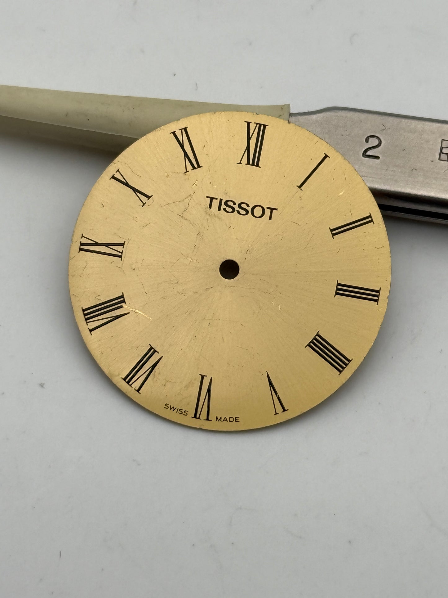 tissot 28.4mm dial quadrante
