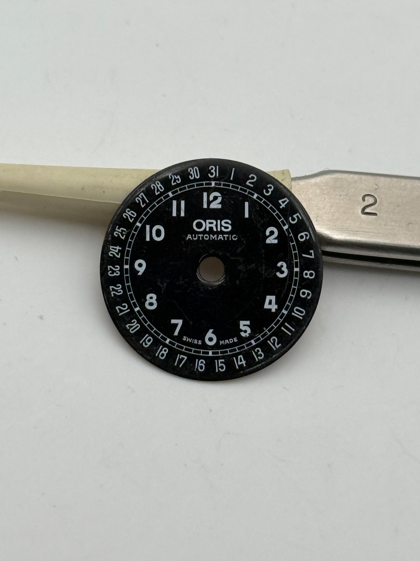 oris automatic point calendar 21mm dial quadrante