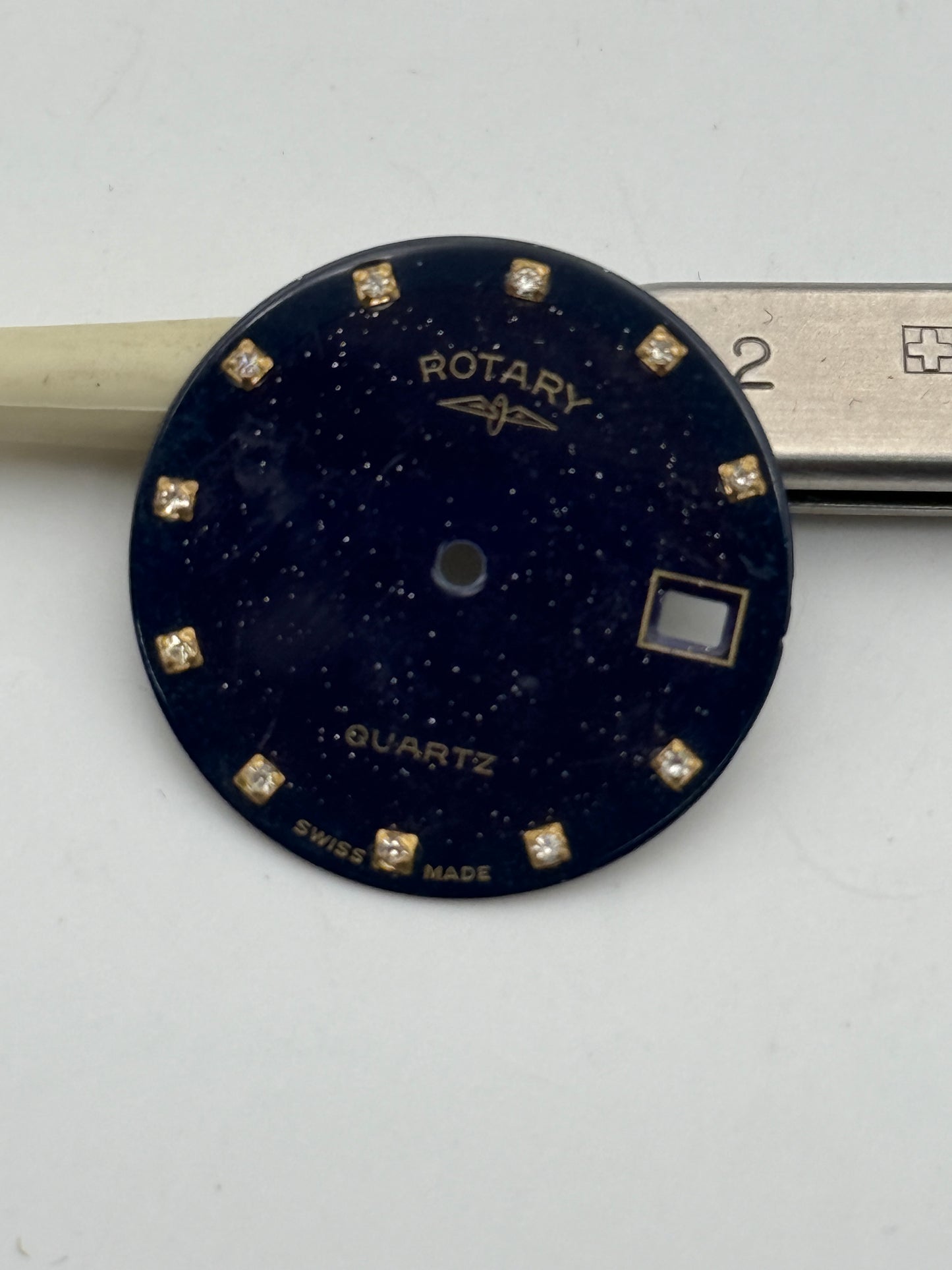 rotary quartz 25.5mm dial quadrante