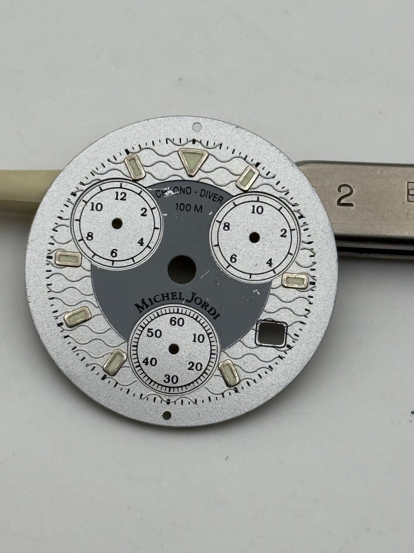 michel jordi chrono 29.5mm dial quadrante