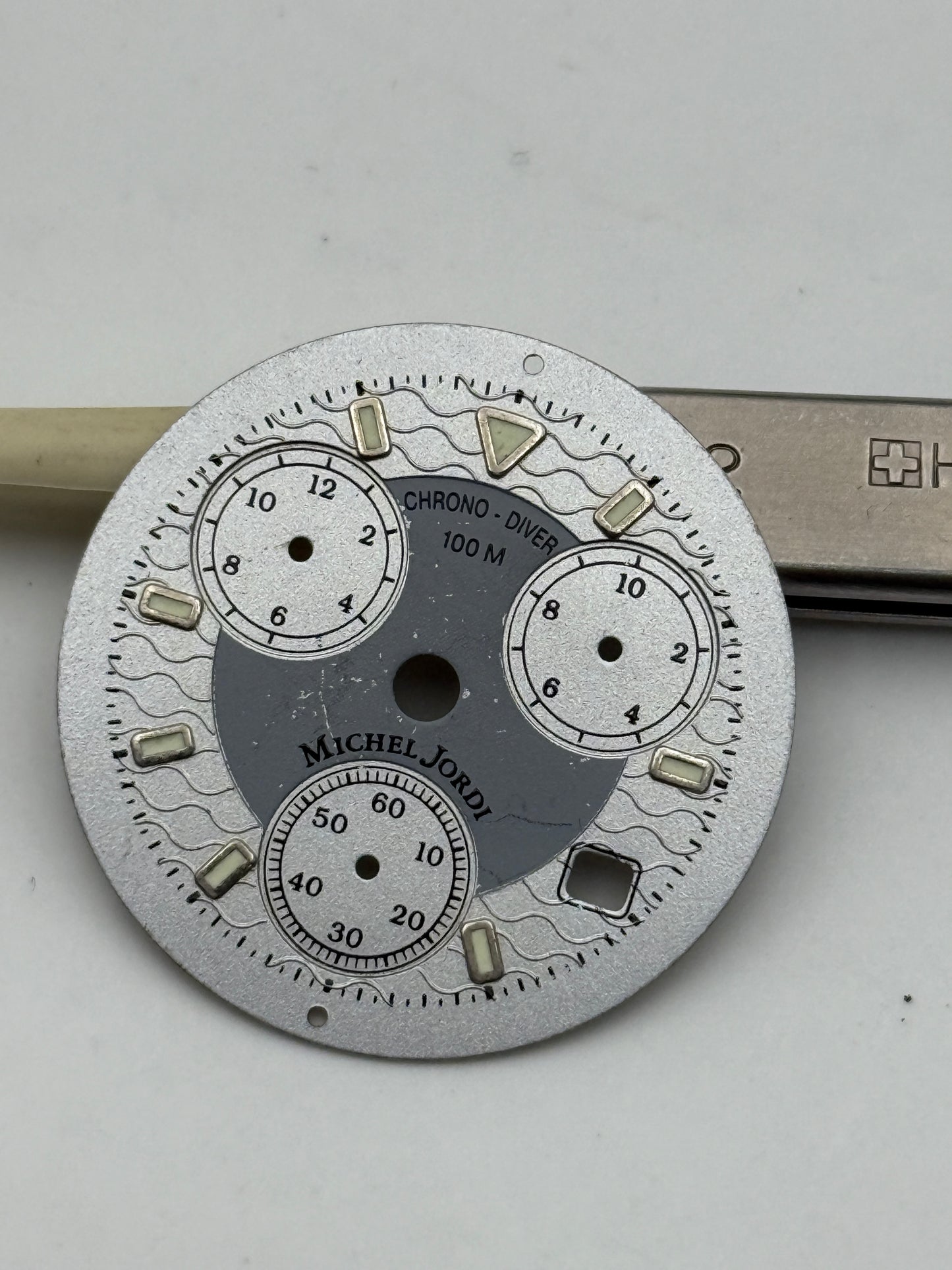 michel jordi chrono 29.5mm dial quadrante