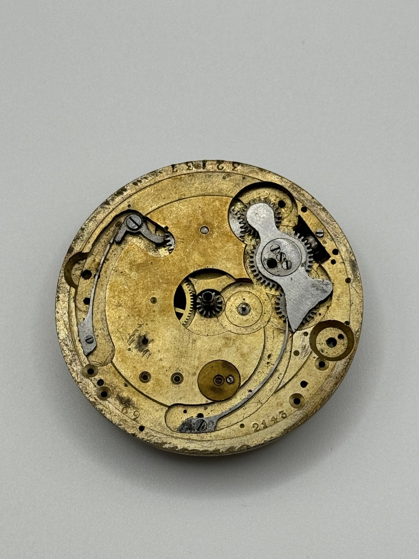 anonimo pocket watch chrono movement 43.2mm