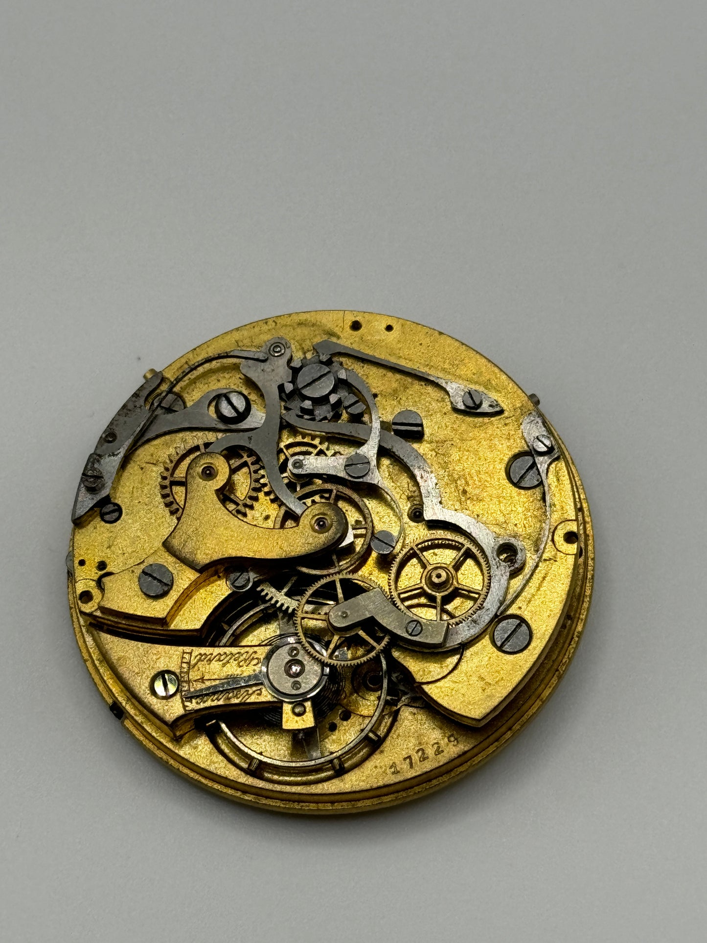 anonimo tasca chrono pocket watch movement 43mm 17229