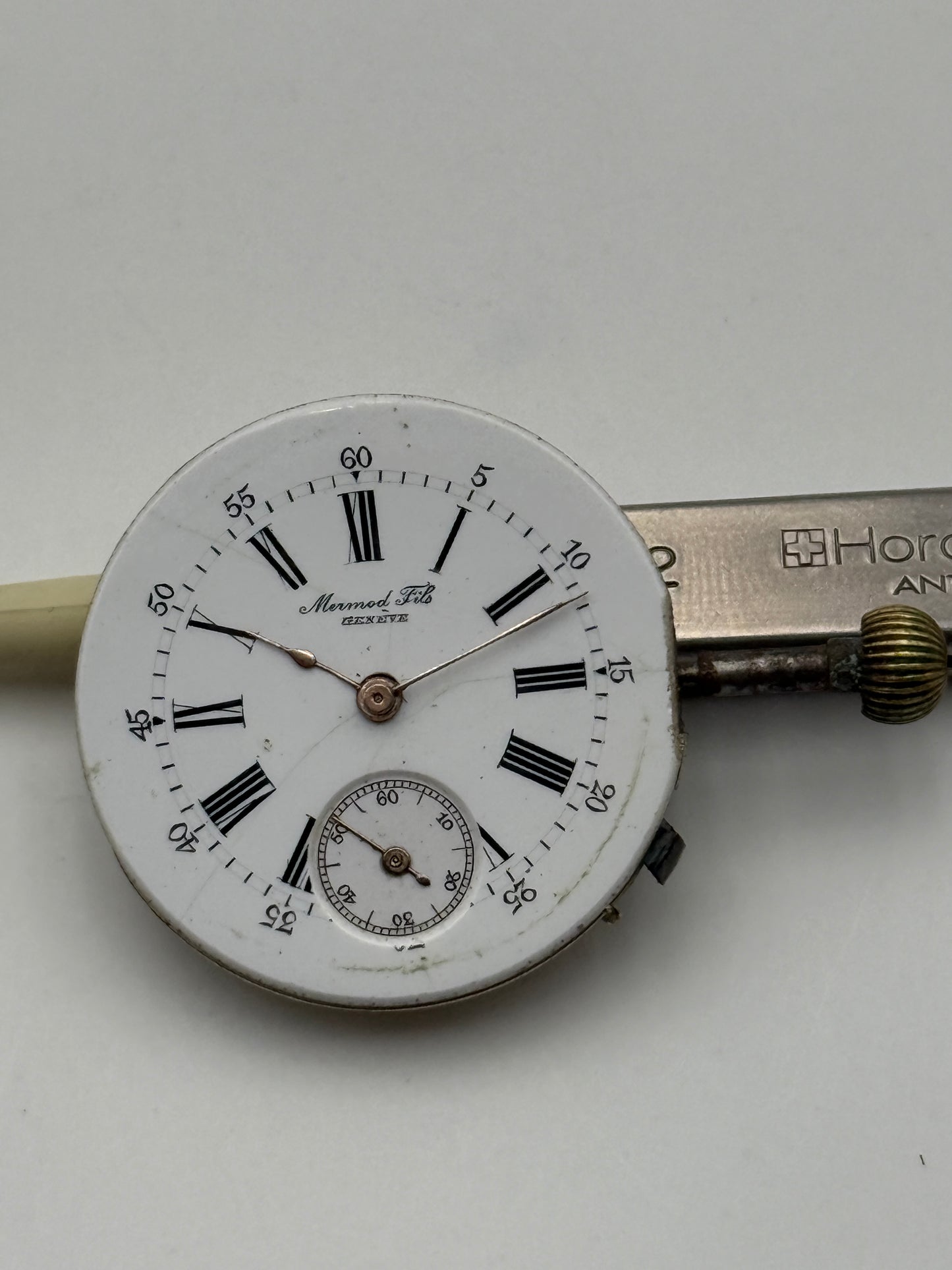 marmod fils geneve pockey watch movement movimento 29mm