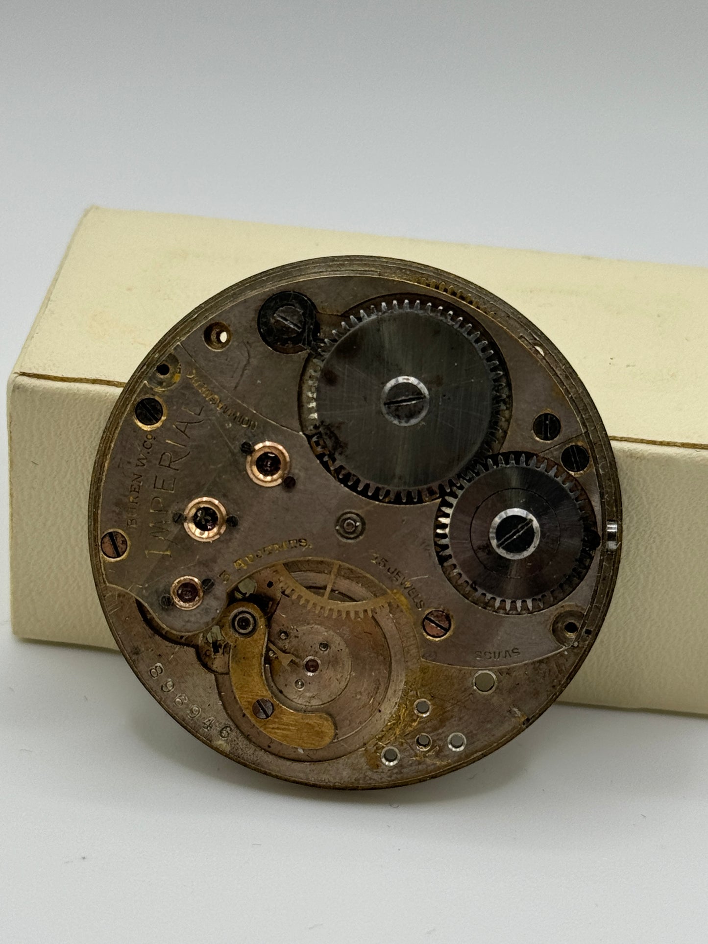 imperial watch buren pocket watch movement movimento 39.8mm