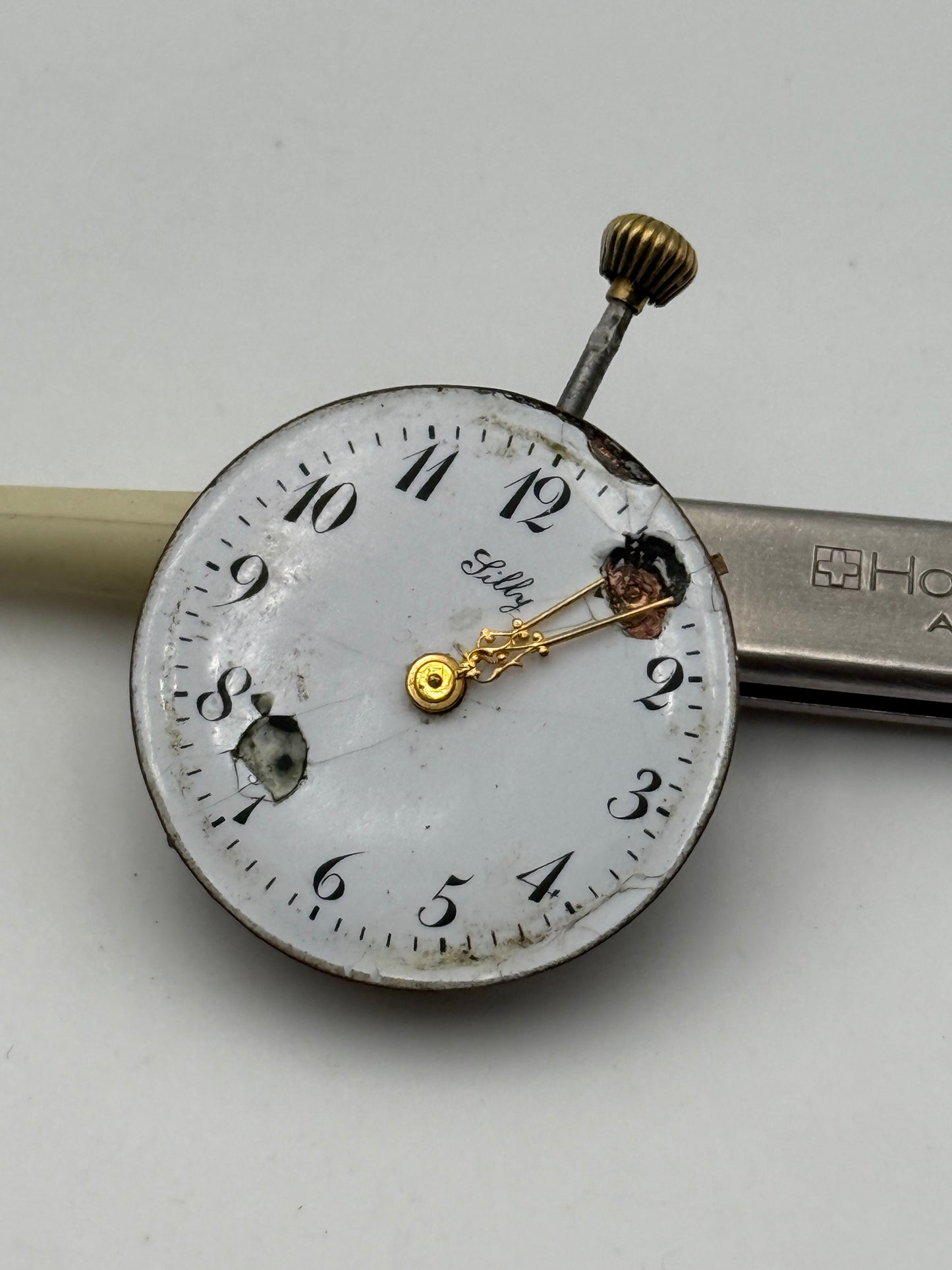 lilly cylinder cilindro pocket watch movement movimento 26.5mm