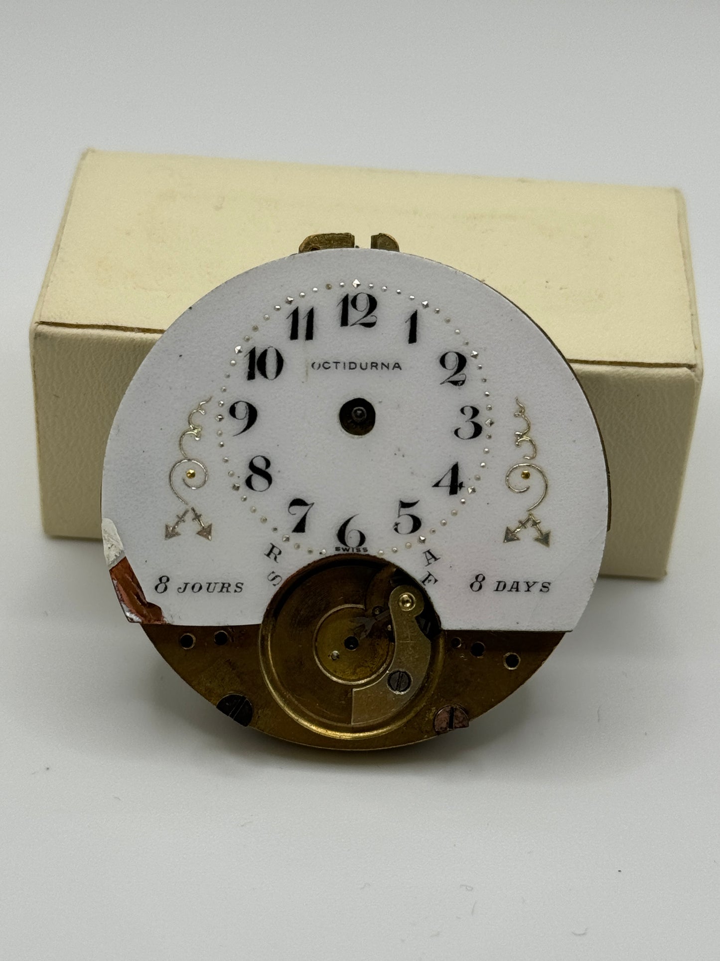 octidurna hebdomas 8 jours 41.5mm pocket watch movement movimento