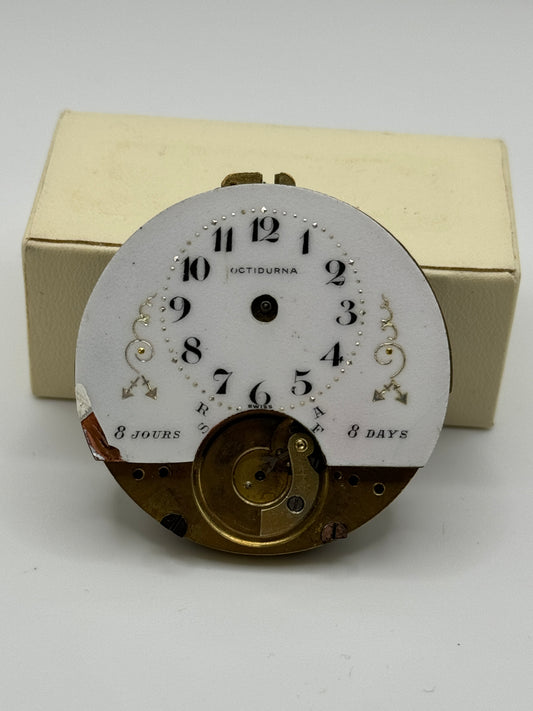 octidurna hebdomas 8 jours 41.5mm pocket watch movement movimento