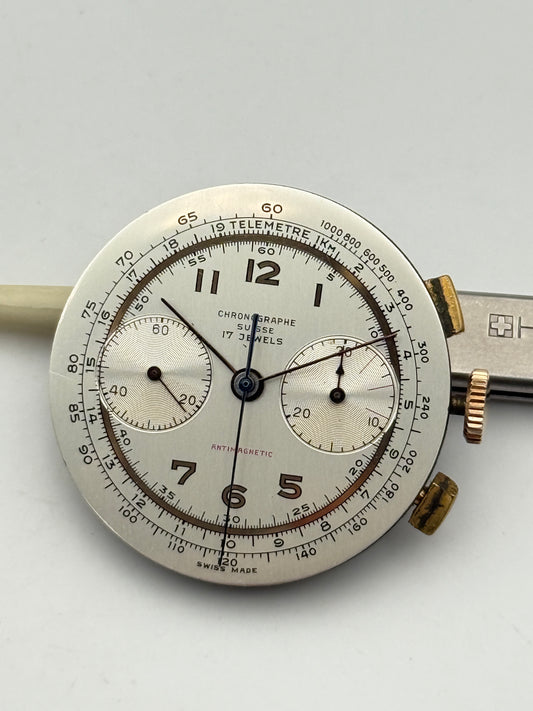 chronograph suisse landeron movement movimento