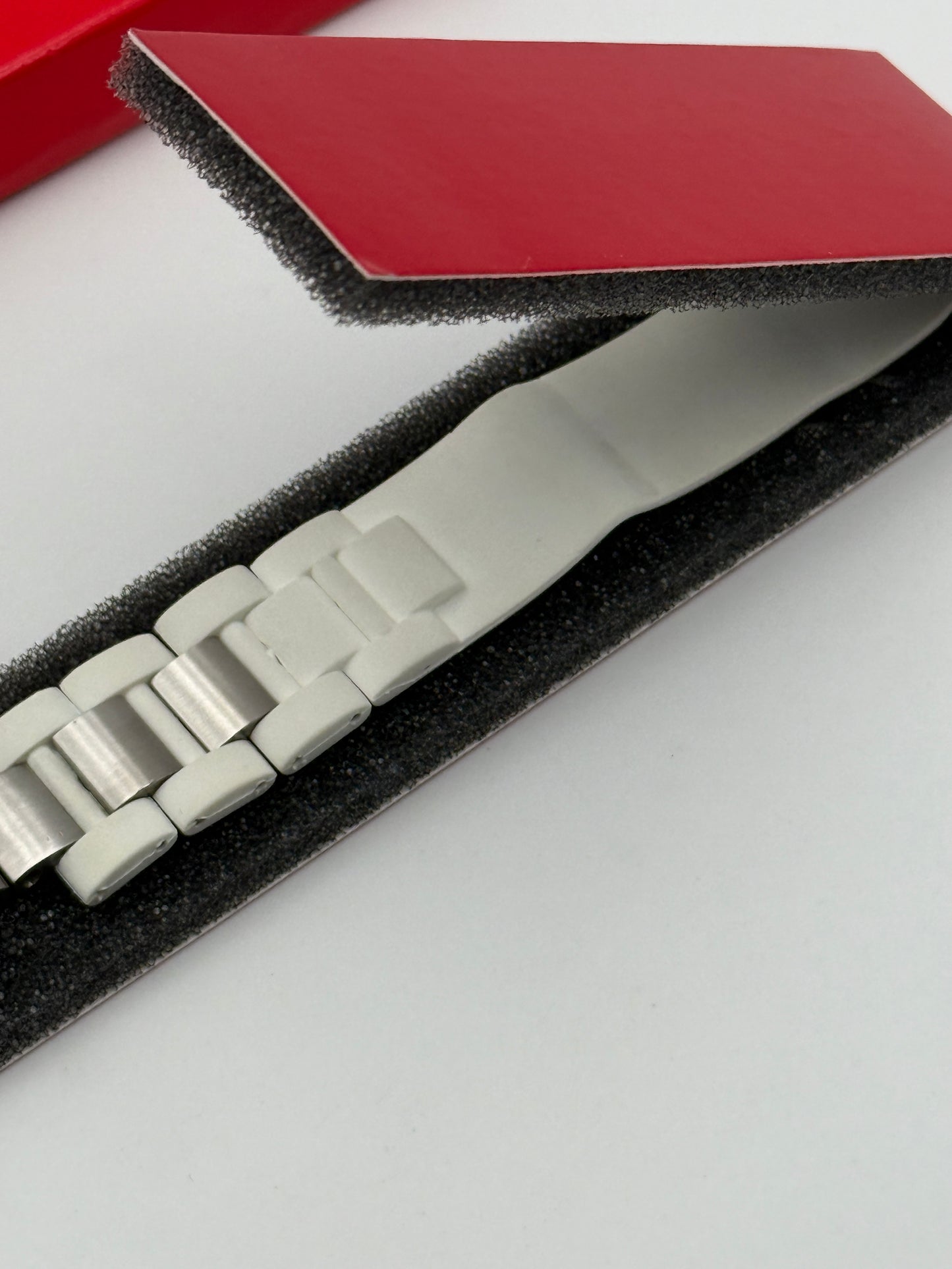 Cartier cinturino strap rubber chronoscaphe 21 9119 2332 mx0067rg ch00 strap elasto fkm wht for adj depl
