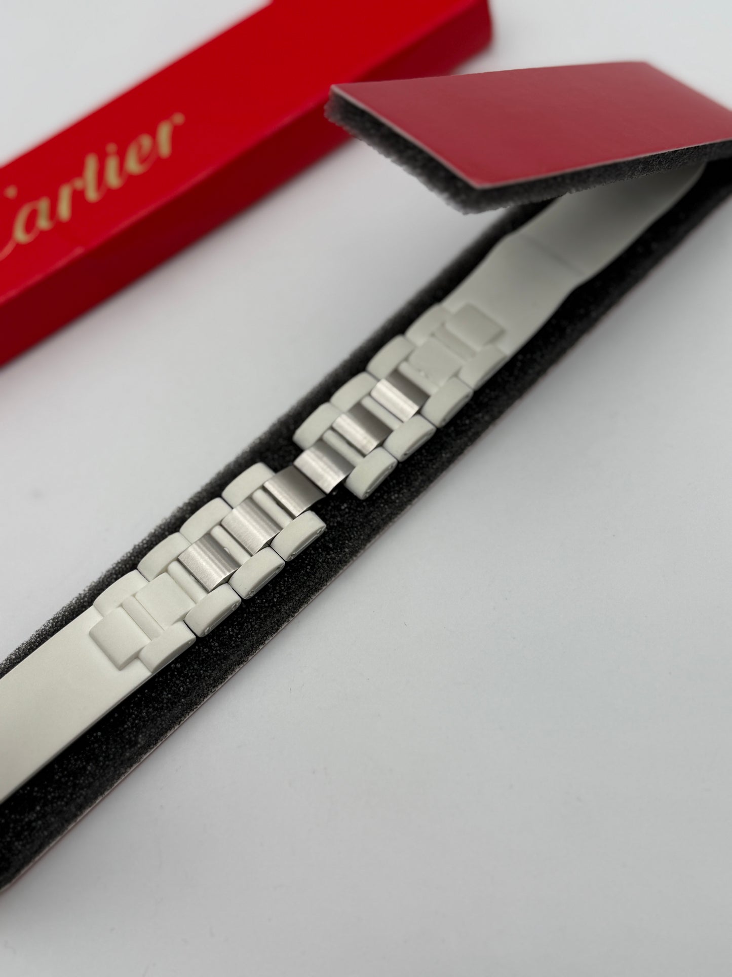 Cartier cinturino strap rubber chronoscaphe 21 9119 2332 mx0067rg ch00 strap elasto fkm wht for adj depl