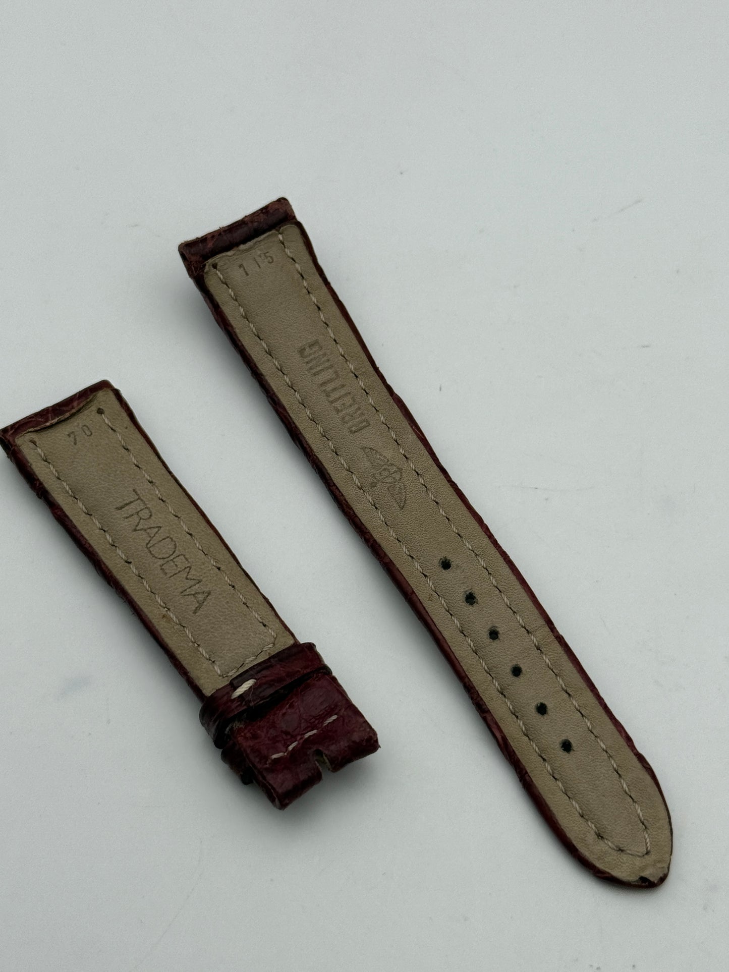 tradema breitling 18mm cinturino strap leather