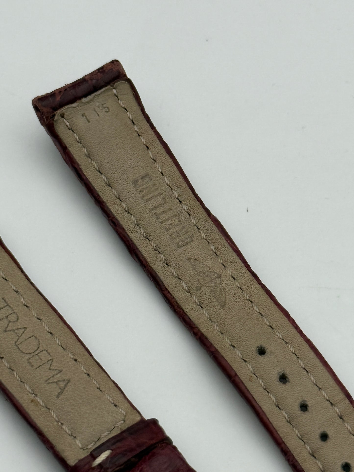 tradema breitling 18mm cinturino strap leather
