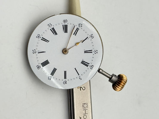 anonimo pocket watch cilindro 29.5mm cylinder movement movimento