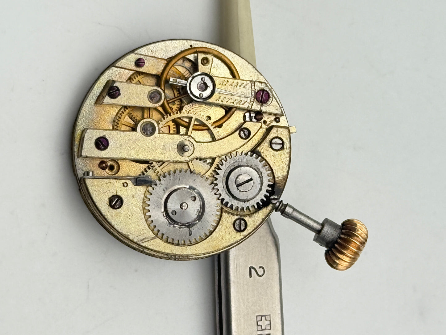 anonimo pocket watch cilindro 29.5mm cylinder movement movimento