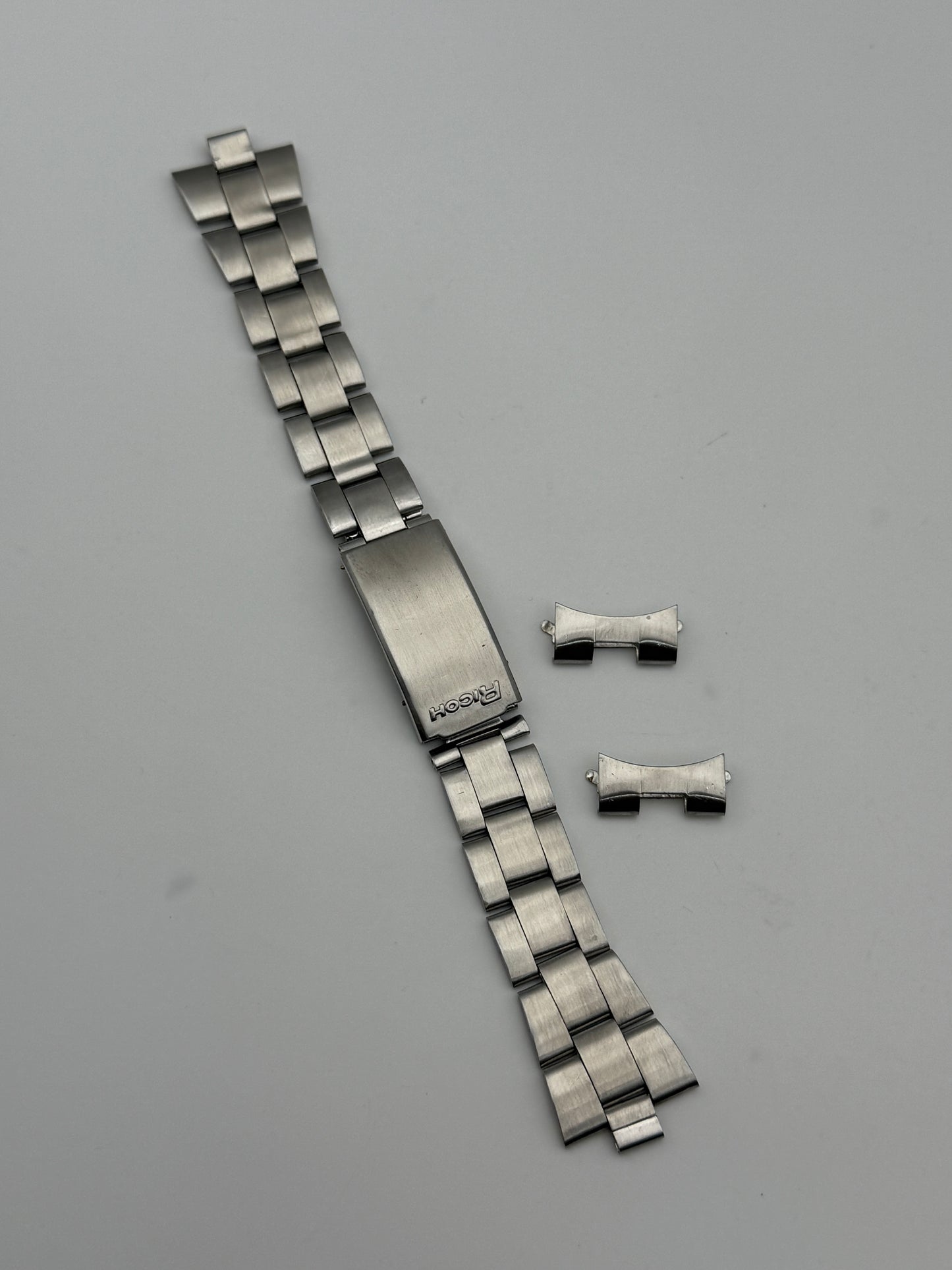 ricoh 20mm cinturino strap steel bracciale bracelet vintage watch