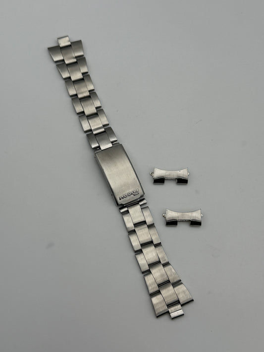 ricoh 20mm cinturino strap steel bracciale bracelet vintage watch