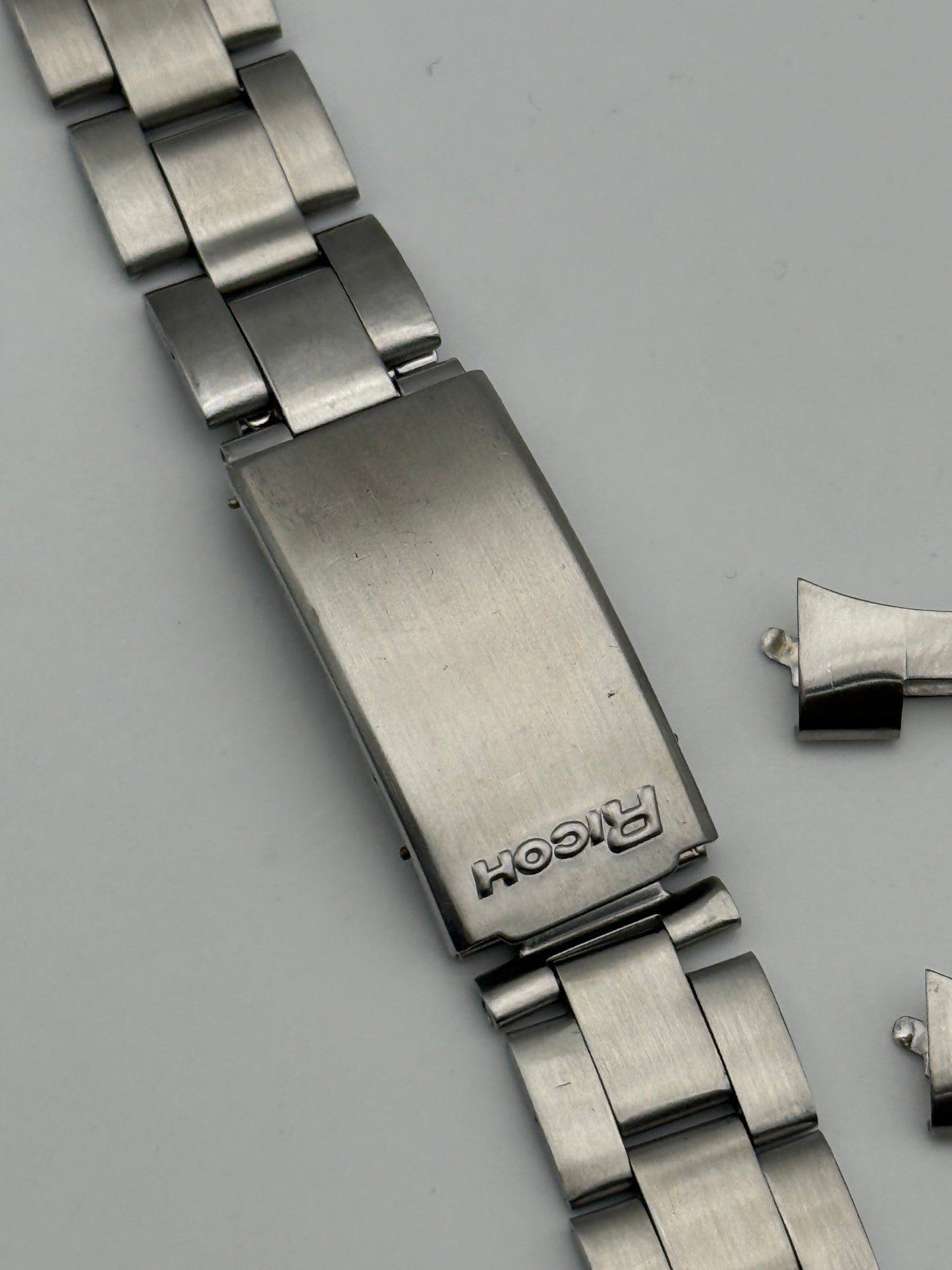 ricoh 20mm cinturino strap steel bracciale bracelet vintage watch